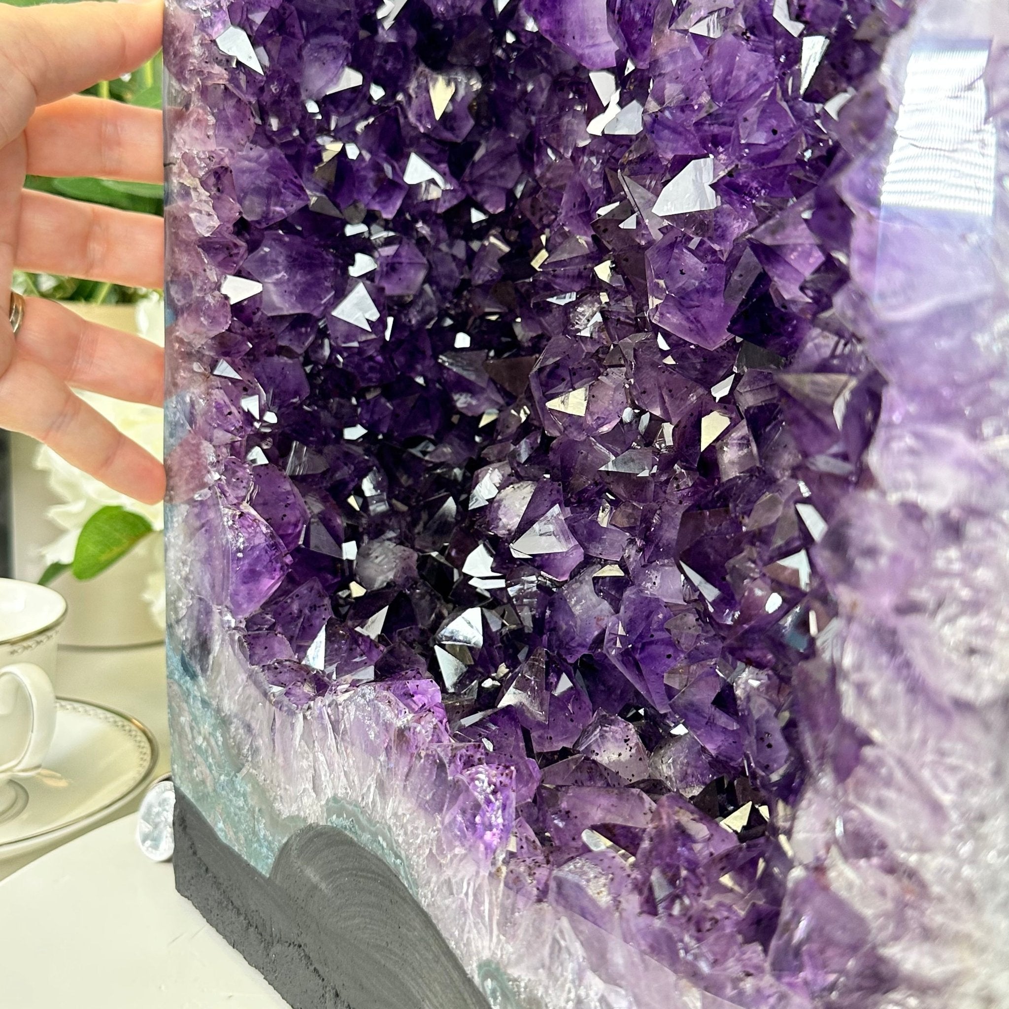 Extra Plus Quality Brazilian Amethyst Cathedral, 53.9 lbs & 20.5" Tall, Model #5601-1085 by Brazil Gems - Brazil GemsBrazil GemsExtra Plus Quality Brazilian Amethyst Cathedral, 53.9 lbs & 20.5" Tall, Model #5601-1085 by Brazil GemsCathedrals5601-1085