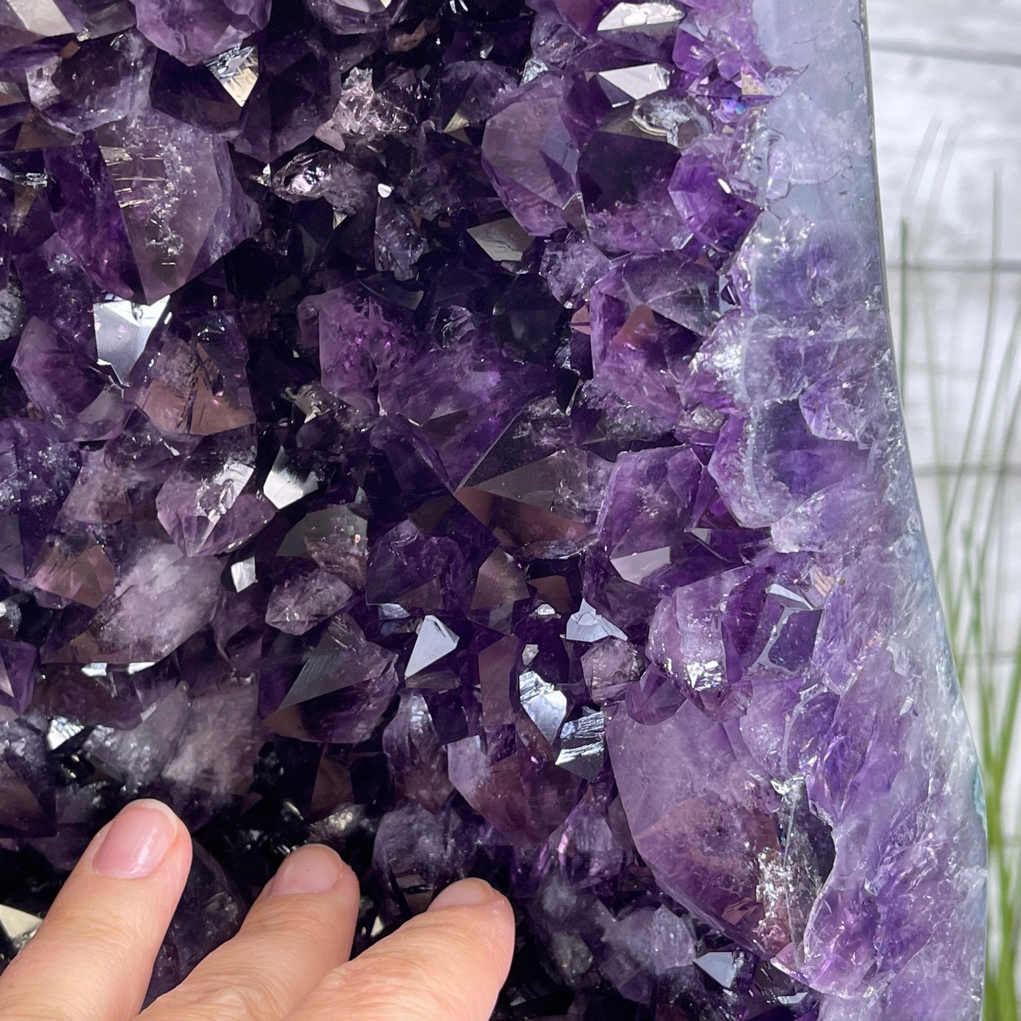Extra Plus Quality Brazilian Amethyst Cathedral, 55.2 lbs & 17.25" Tall #5601-0851 by Brazil Gems - Brazil GemsBrazil GemsExtra Plus Quality Brazilian Amethyst Cathedral, 55.2 lbs & 17.25" Tall #5601-0851 by Brazil GemsCathedrals5601-0851