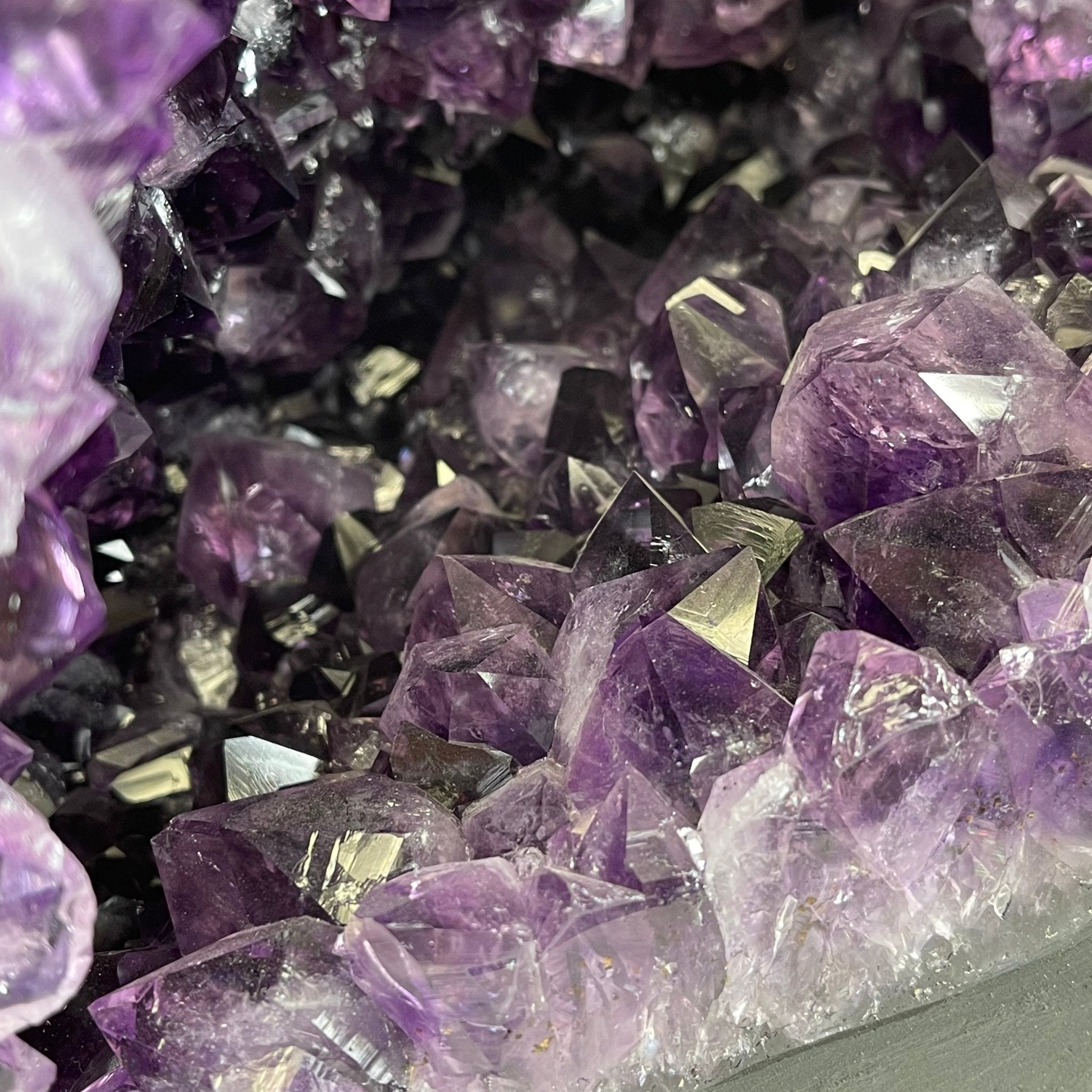 Extra Plus Quality Brazilian Amethyst Cathedral, 55.2 lbs & 17.25" Tall #5601-0851 by Brazil Gems - Brazil GemsBrazil GemsExtra Plus Quality Brazilian Amethyst Cathedral, 55.2 lbs & 17.25" Tall #5601-0851 by Brazil GemsCathedrals5601-0851