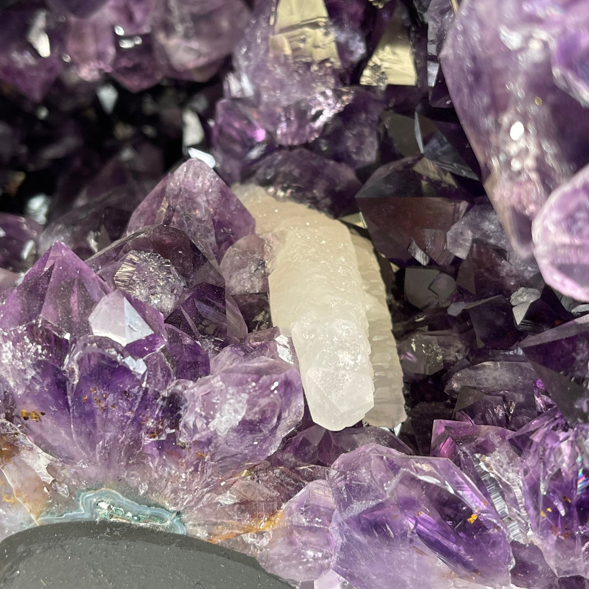 Extra Plus Quality Brazilian Amethyst Cathedral, 55.2 lbs & 17.25" Tall #5601-0851 by Brazil Gems - Brazil GemsBrazil GemsExtra Plus Quality Brazilian Amethyst Cathedral, 55.2 lbs & 17.25" Tall #5601-0851 by Brazil GemsCathedrals5601-0851