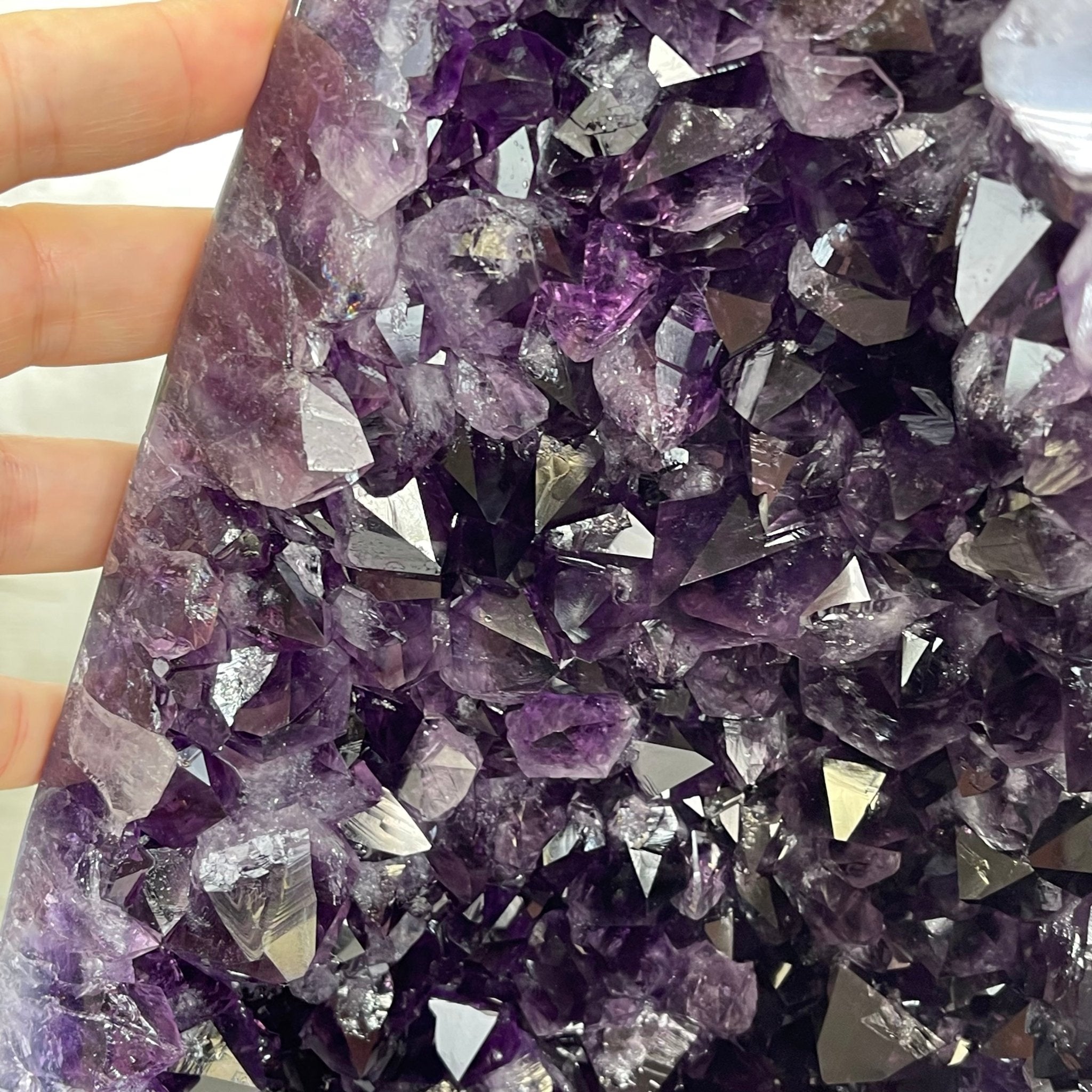 Extra Plus Quality Brazilian Amethyst Cathedral, 55.2 lbs & 17.25" Tall #5601-0851 by Brazil Gems - Brazil GemsBrazil GemsExtra Plus Quality Brazilian Amethyst Cathedral, 55.2 lbs & 17.25" Tall #5601-0851 by Brazil GemsCathedrals5601-0851
