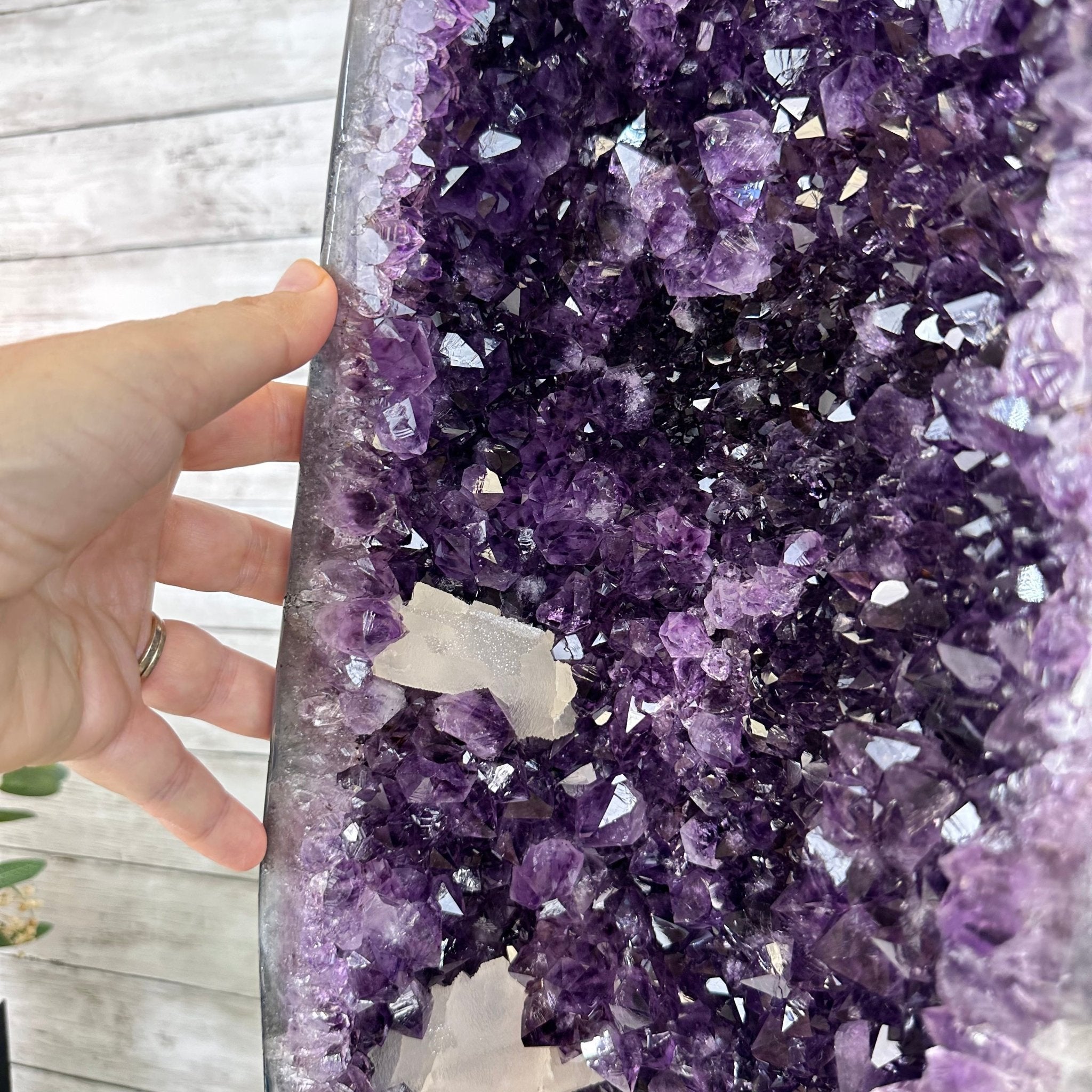 Extra Plus Quality Brazilian Amethyst Cathedral, 60.7 lbs & 29.5" Tall, Model #5601-1294 by Brazil Gems - Brazil GemsBrazil GemsExtra Plus Quality Brazilian Amethyst Cathedral, 60.7 lbs & 29.5" Tall, Model #5601-1294 by Brazil GemsCathedrals5601-1294