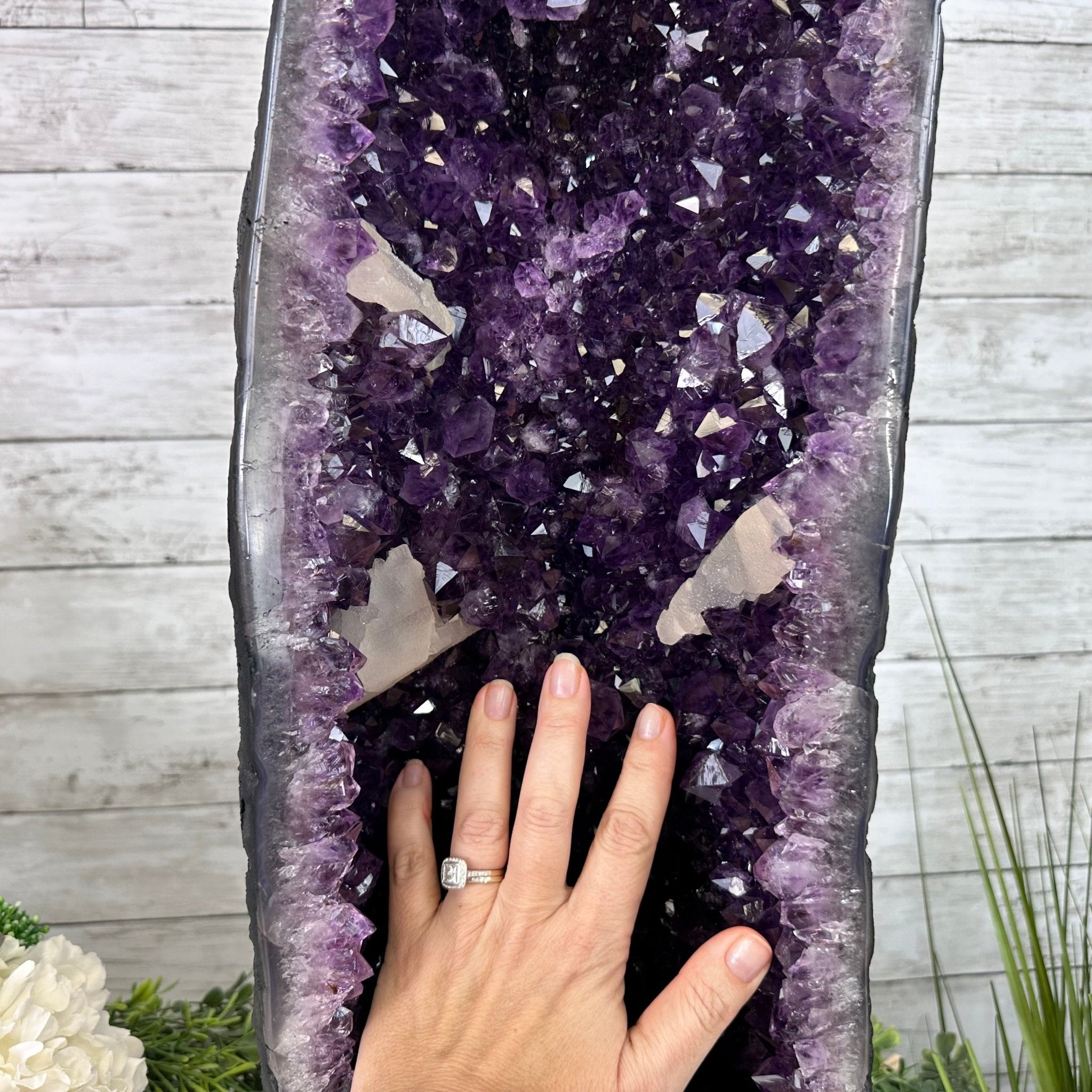 Extra Plus Quality Brazilian Amethyst Cathedral, 60.7 lbs & 29.5" Tall, Model #5601-1294 by Brazil Gems - Brazil GemsBrazil GemsExtra Plus Quality Brazilian Amethyst Cathedral, 60.7 lbs & 29.5" Tall, Model #5601-1294 by Brazil GemsCathedrals5601-1294