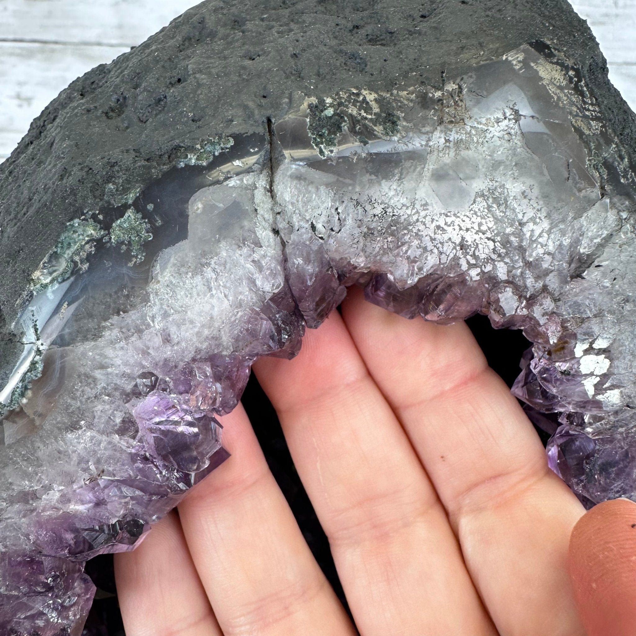 Extra Plus Quality Brazilian Amethyst Cathedral, 60.7 lbs & 29.5" Tall, Model #5601-1294 by Brazil Gems - Brazil GemsBrazil GemsExtra Plus Quality Brazilian Amethyst Cathedral, 60.7 lbs & 29.5" Tall, Model #5601-1294 by Brazil GemsCathedrals5601-1294