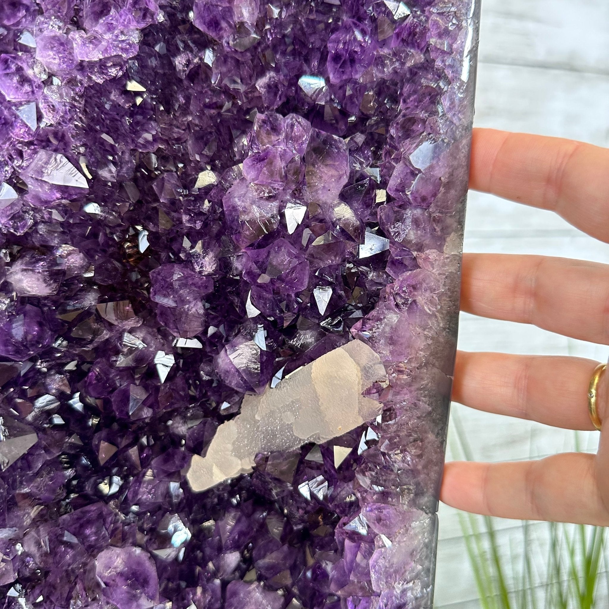 Extra Plus Quality Brazilian Amethyst Cathedral, 60.7 lbs & 29.5" Tall, Model #5601-1294 by Brazil Gems - Brazil GemsBrazil GemsExtra Plus Quality Brazilian Amethyst Cathedral, 60.7 lbs & 29.5" Tall, Model #5601-1294 by Brazil GemsCathedrals5601-1294