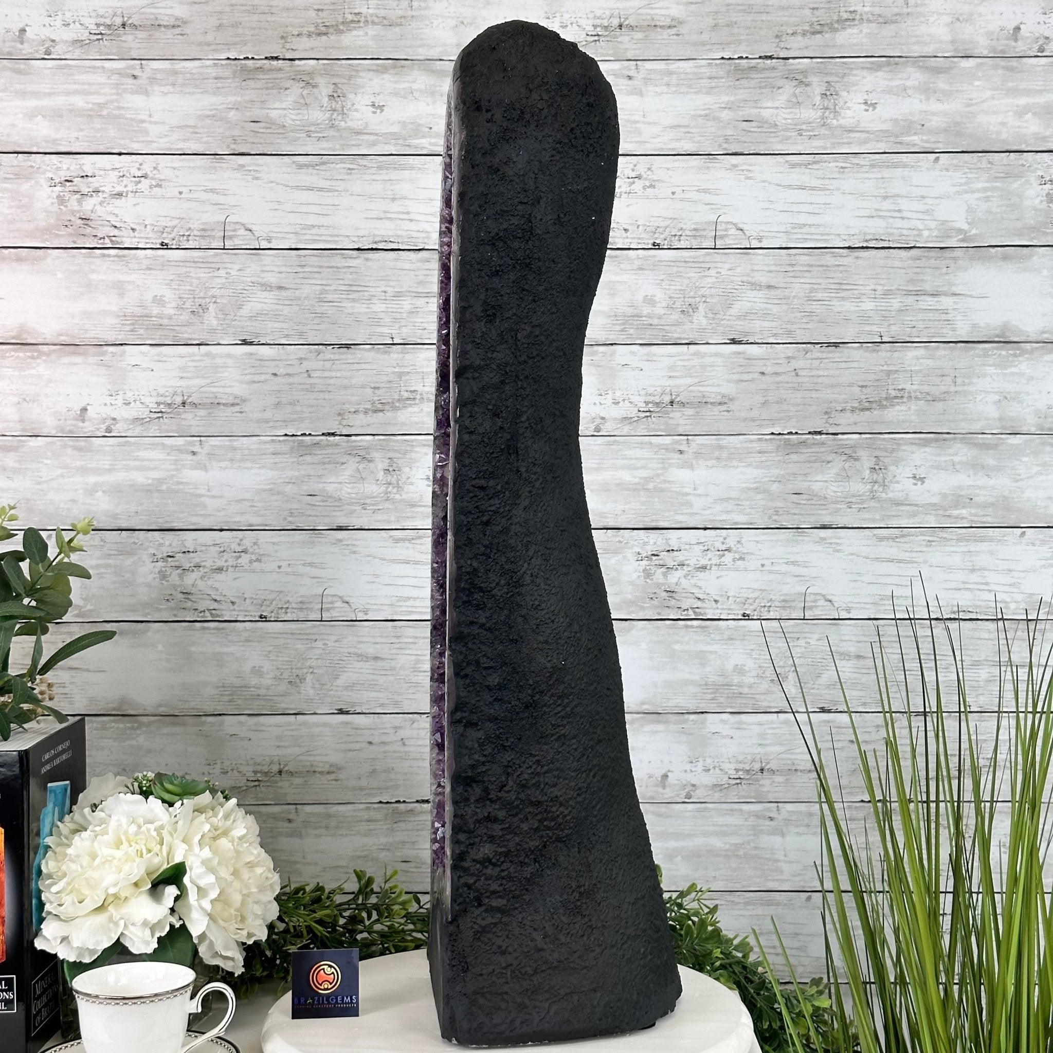 Extra Plus Quality Brazilian Amethyst Cathedral, 60.7 lbs & 29.5" Tall, Model #5601-1294 by Brazil Gems - Brazil GemsBrazil GemsExtra Plus Quality Brazilian Amethyst Cathedral, 60.7 lbs & 29.5" Tall, Model #5601-1294 by Brazil GemsCathedrals5601-1294