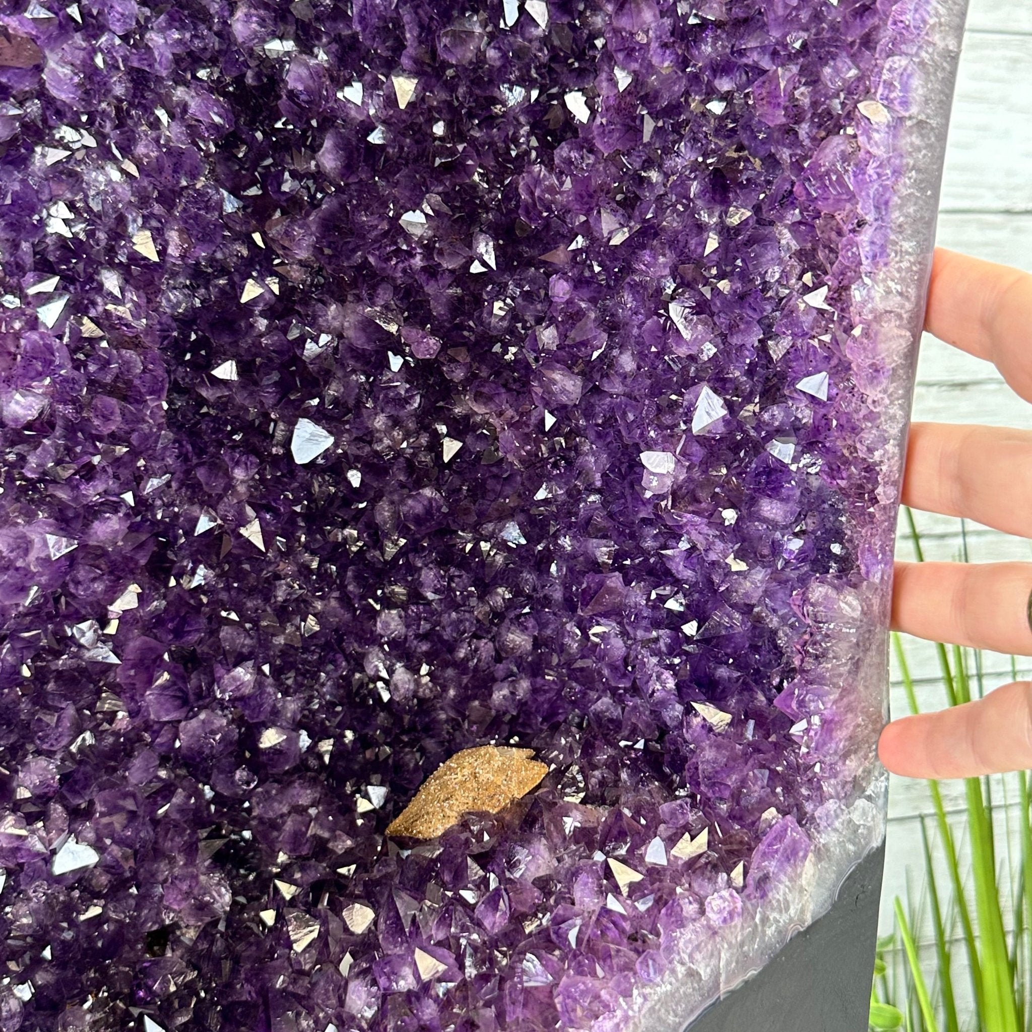 Extra Plus Quality Brazilian Amethyst Cathedral, 62.5 lbs & 21" Tall, Model #5601-0991 by Brazil Gems - Brazil GemsBrazil GemsExtra Plus Quality Brazilian Amethyst Cathedral, 62.5 lbs & 21" Tall, Model #5601-0991 by Brazil GemsCathedrals5601-0991