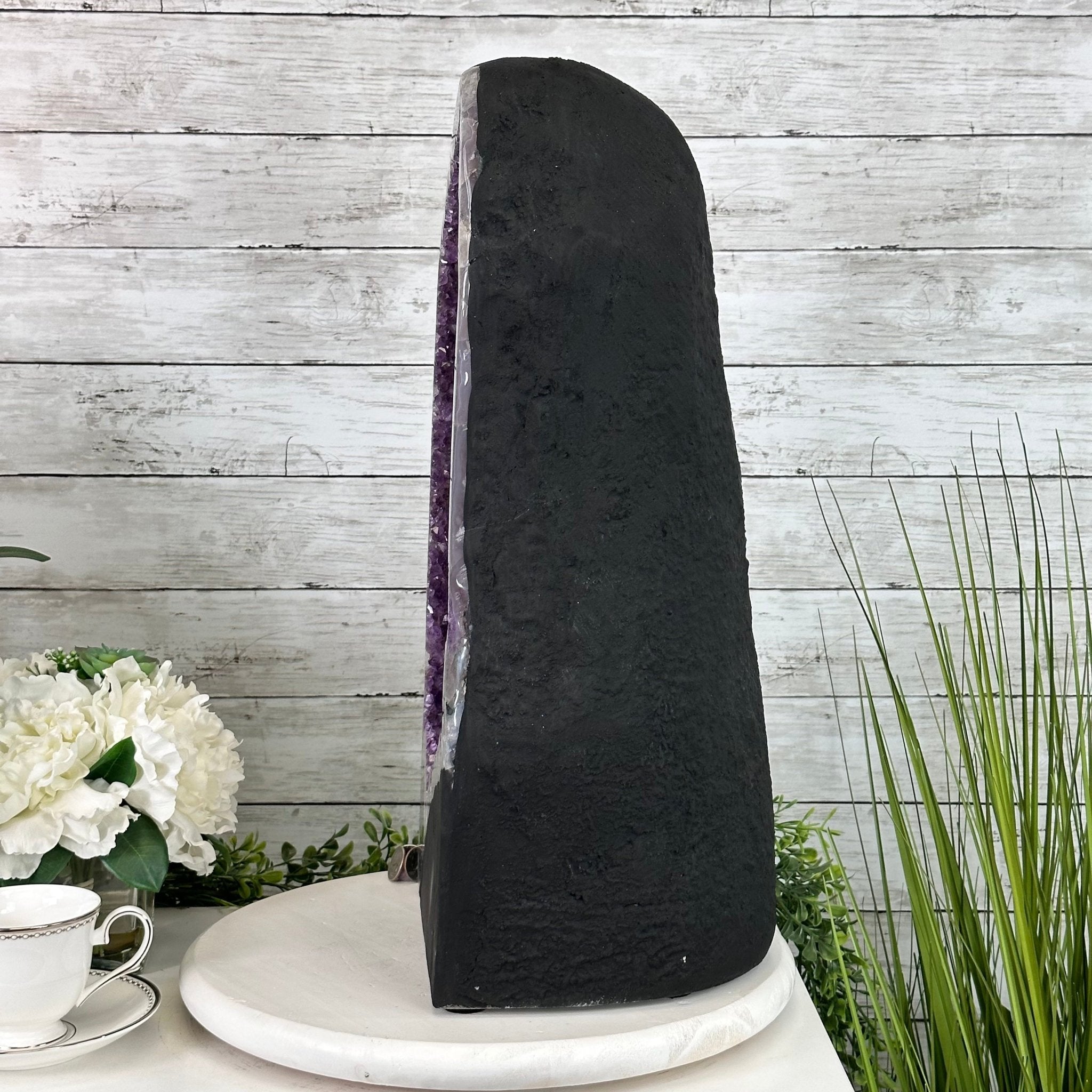Extra Plus Quality Brazilian Amethyst Cathedral, 62.5 lbs & 21" Tall, Model #5601-0991 by Brazil Gems - Brazil GemsBrazil GemsExtra Plus Quality Brazilian Amethyst Cathedral, 62.5 lbs & 21" Tall, Model #5601-0991 by Brazil GemsCathedrals5601-0991