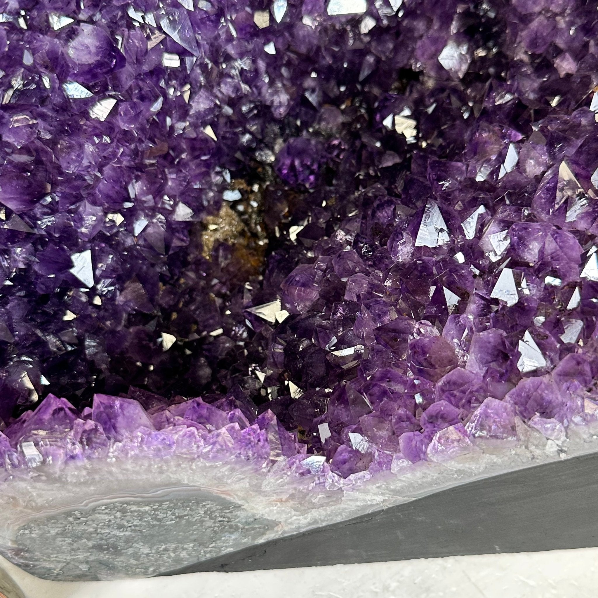 Extra Plus Quality Brazilian Amethyst Cathedral, 62.5 lbs & 21" Tall, Model #5601-0991 by Brazil Gems - Brazil GemsBrazil GemsExtra Plus Quality Brazilian Amethyst Cathedral, 62.5 lbs & 21" Tall, Model #5601-0991 by Brazil GemsCathedrals5601-0991