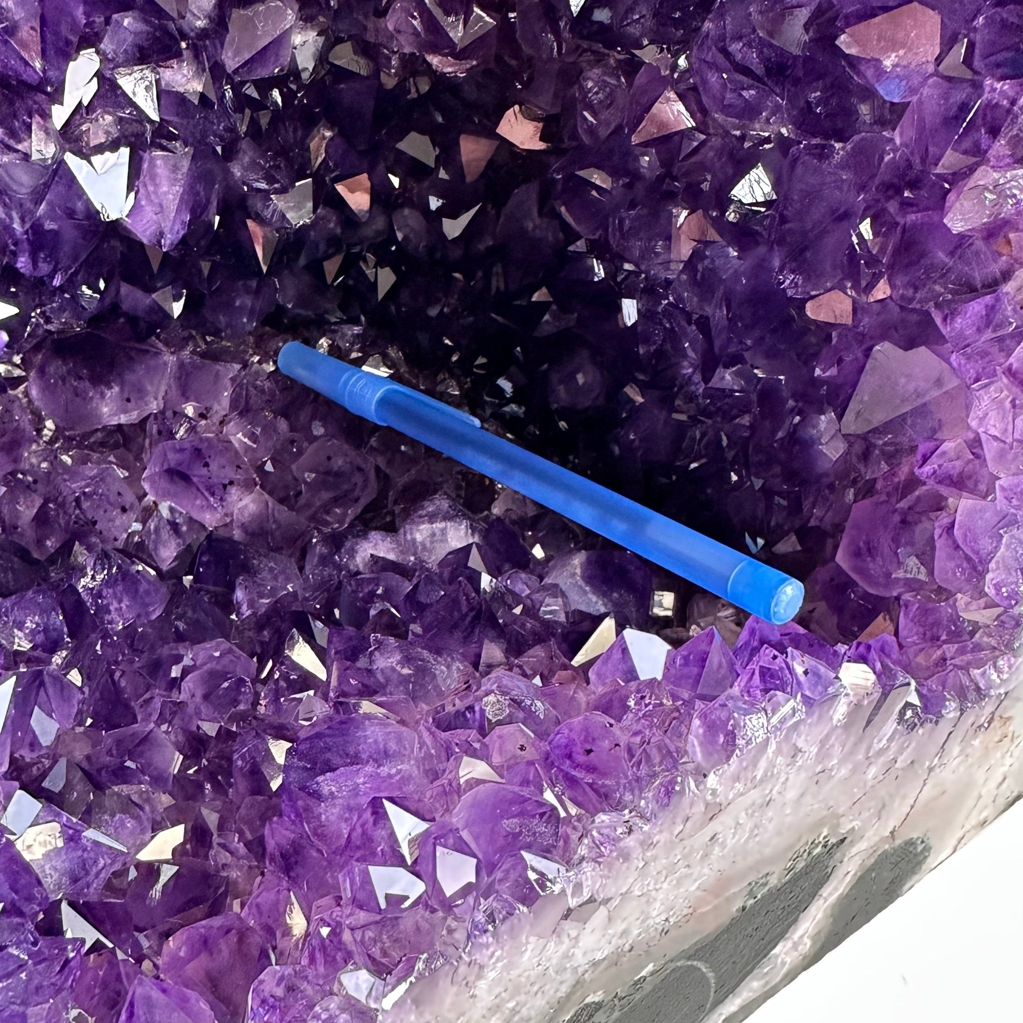 Extra Plus Quality Brazilian Amethyst Cathedral, 72.8 lbs & 21.25" Tall, Model #5601-0883 by Brazil Gems - Brazil GemsBrazil GemsExtra Plus Quality Brazilian Amethyst Cathedral, 72.8 lbs & 21.25" Tall, Model #5601-0883 by Brazil GemsCathedrals5601-0883