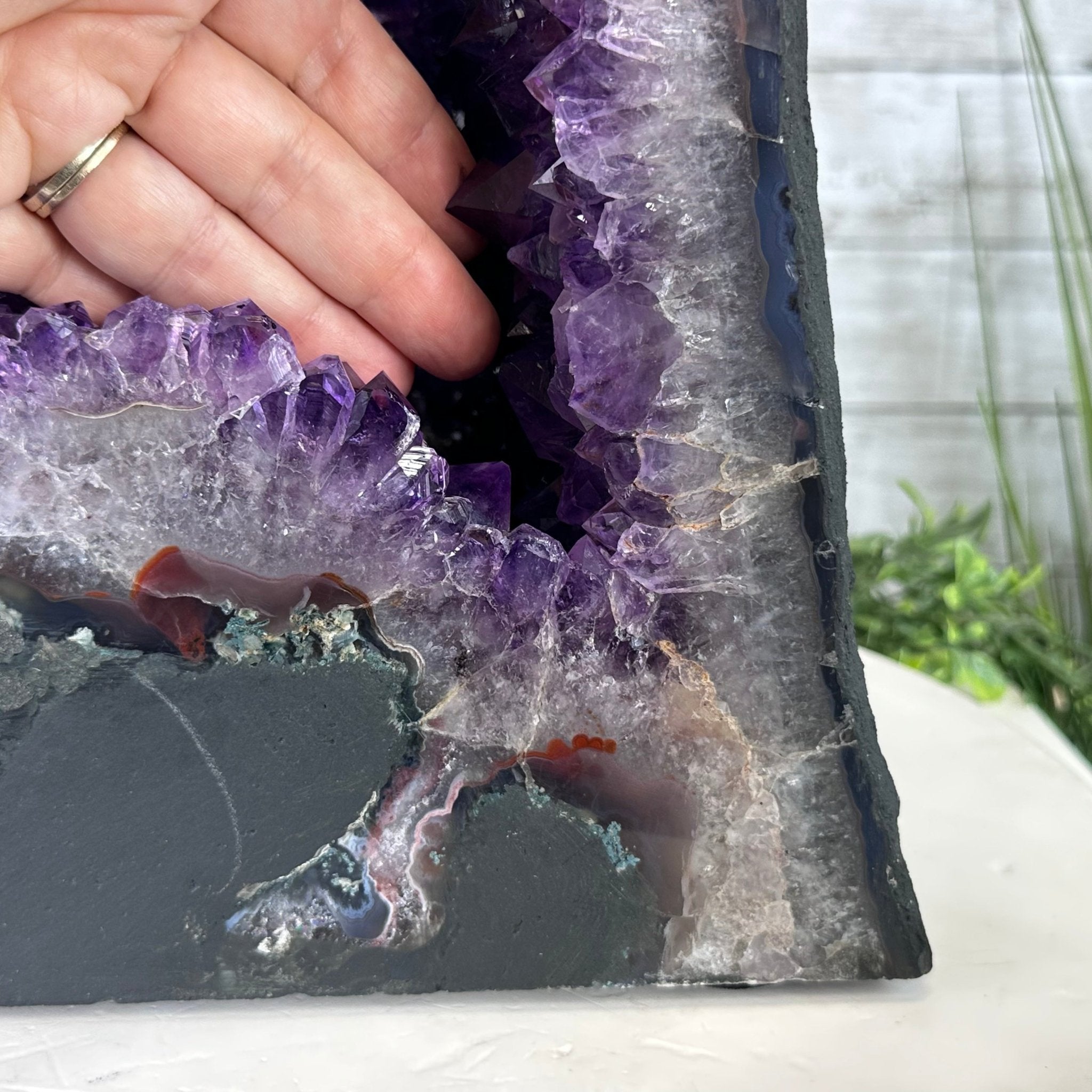 Extra Plus Quality Brazilian Amethyst Cathedral, 72.8 lbs & 21.25" Tall, Model #5601-0883 by Brazil Gems - Brazil GemsBrazil GemsExtra Plus Quality Brazilian Amethyst Cathedral, 72.8 lbs & 21.25" Tall, Model #5601-0883 by Brazil GemsCathedrals5601-0883