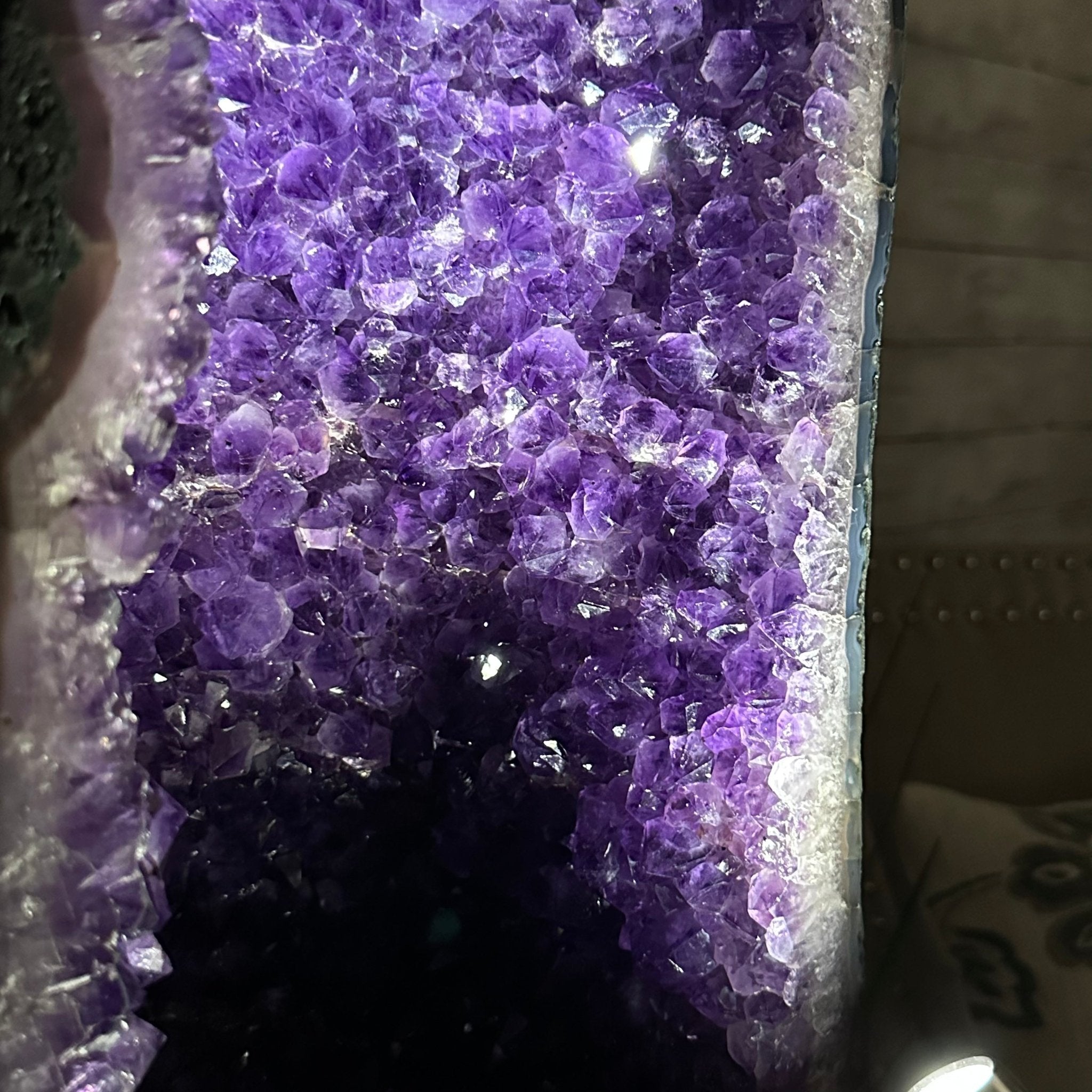 Extra Plus Quality Brazilian Amethyst Cathedral, 72.8 lbs & 21.25" Tall, Model #5601-0883 by Brazil Gems - Brazil GemsBrazil GemsExtra Plus Quality Brazilian Amethyst Cathedral, 72.8 lbs & 21.25" Tall, Model #5601-0883 by Brazil GemsCathedrals5601-0883