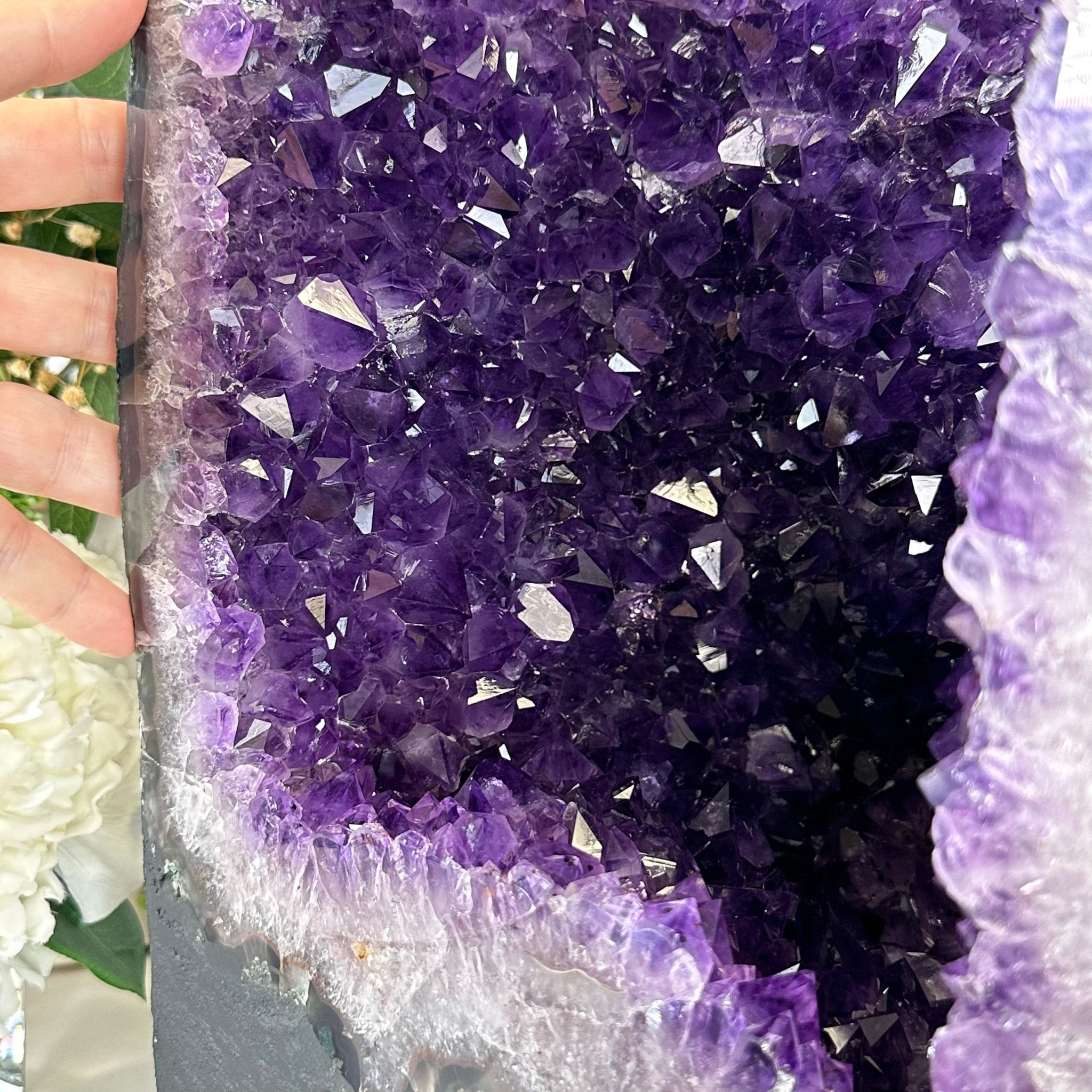 Extra Plus Quality Brazilian Amethyst Cathedral, 72.8 lbs & 21.25" Tall, Model #5601-0883 by Brazil Gems - Brazil GemsBrazil GemsExtra Plus Quality Brazilian Amethyst Cathedral, 72.8 lbs & 21.25" Tall, Model #5601-0883 by Brazil GemsCathedrals5601-0883