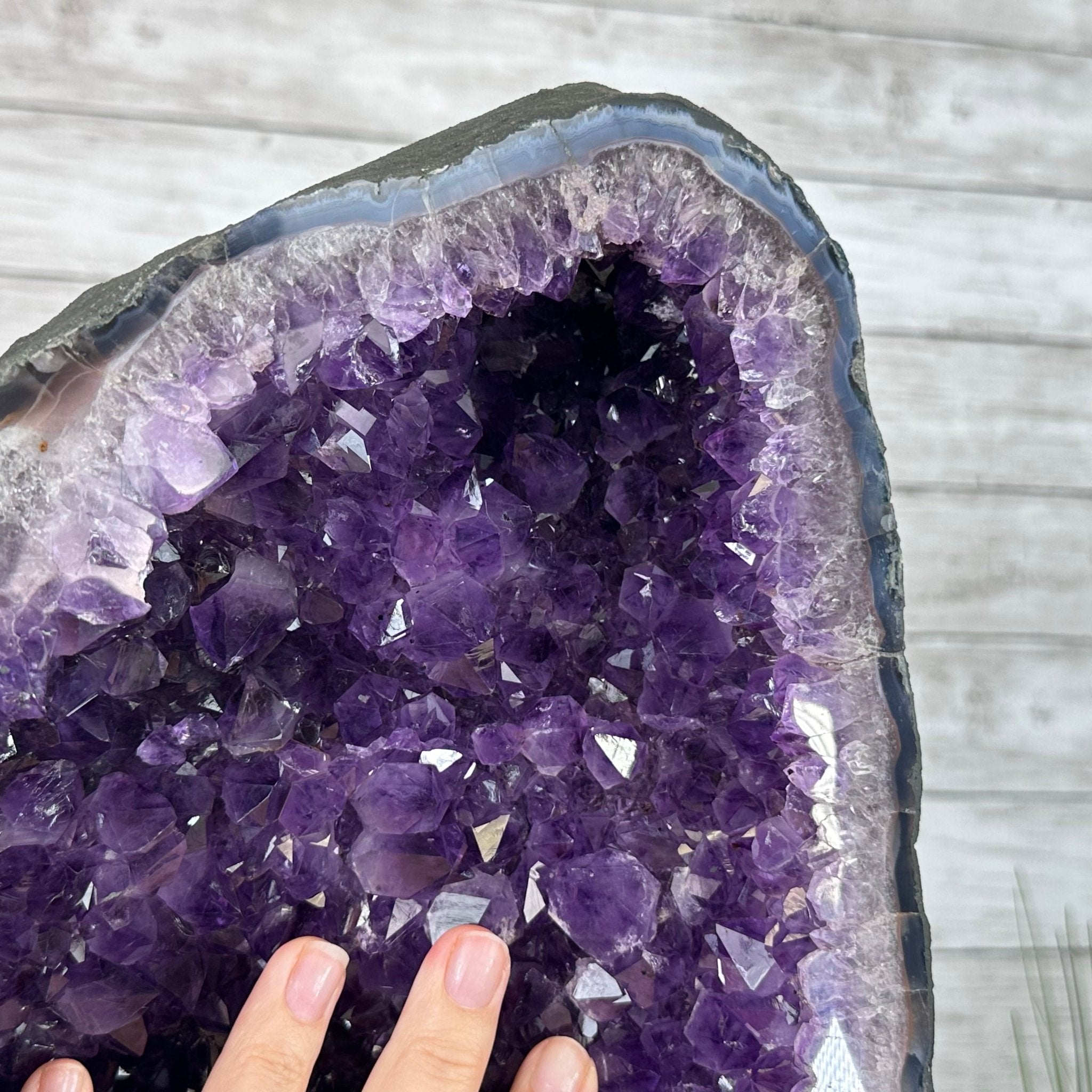 Extra Plus Quality Brazilian Amethyst Cathedral, 72.8 lbs & 21.25" Tall, Model #5601-0883 by Brazil Gems - Brazil GemsBrazil GemsExtra Plus Quality Brazilian Amethyst Cathedral, 72.8 lbs & 21.25" Tall, Model #5601-0883 by Brazil GemsCathedrals5601-0883