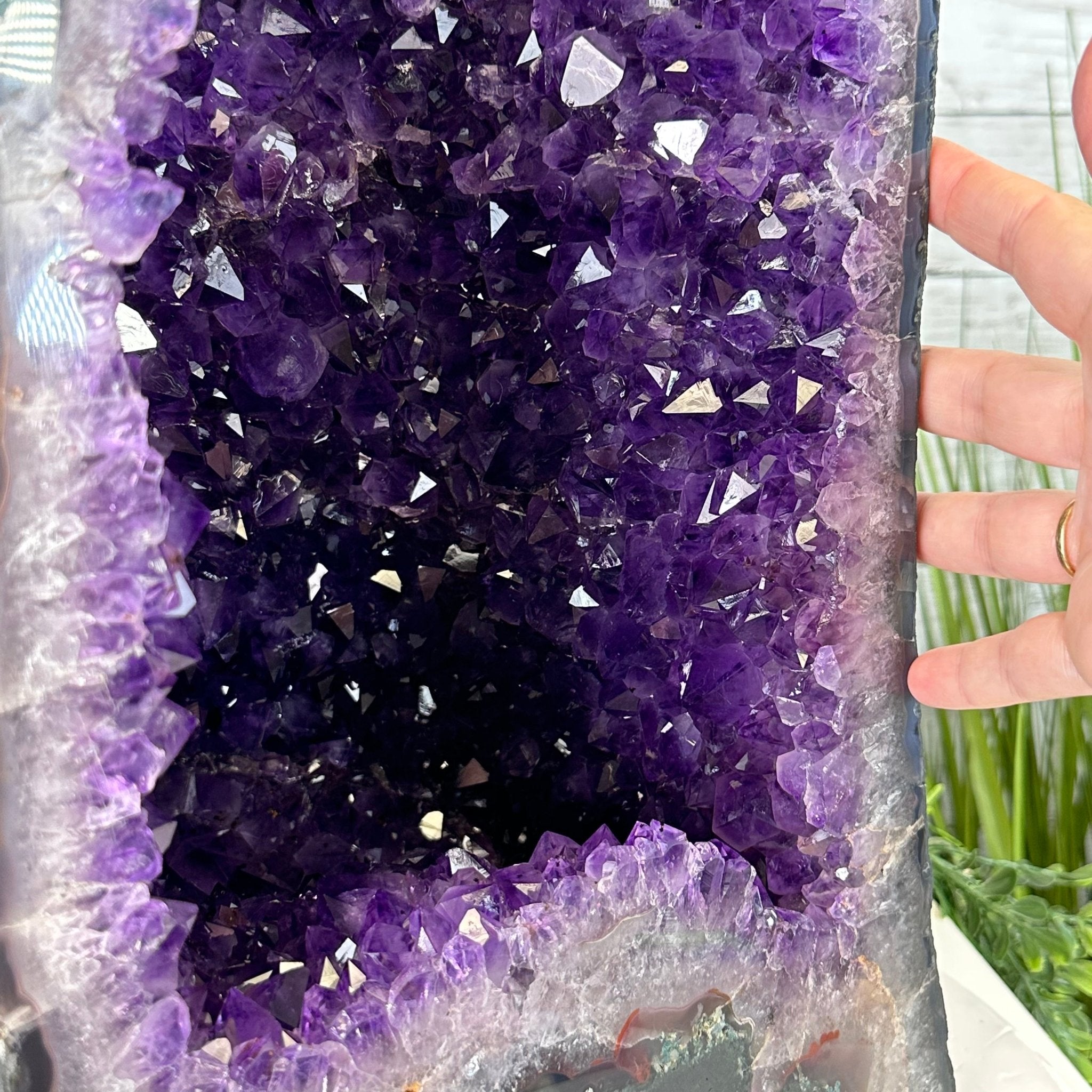 Extra Plus Quality Brazilian Amethyst Cathedral, 72.8 lbs & 21.25" Tall, Model #5601-0883 by Brazil Gems - Brazil GemsBrazil GemsExtra Plus Quality Brazilian Amethyst Cathedral, 72.8 lbs & 21.25" Tall, Model #5601-0883 by Brazil GemsCathedrals5601-0883