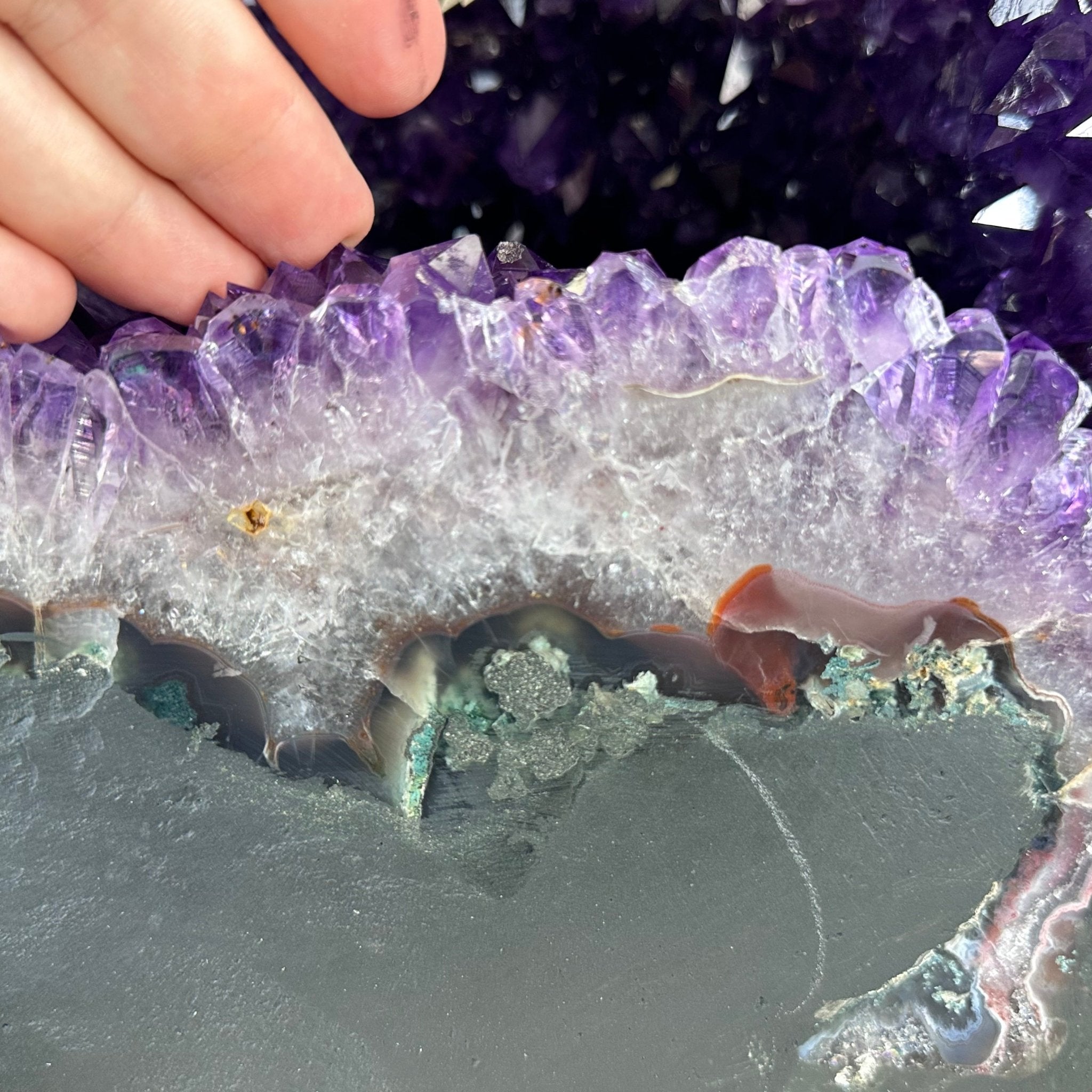 Extra Plus Quality Brazilian Amethyst Cathedral, 72.8 lbs & 21.25" Tall, Model #5601-0883 by Brazil Gems - Brazil GemsBrazil GemsExtra Plus Quality Brazilian Amethyst Cathedral, 72.8 lbs & 21.25" Tall, Model #5601-0883 by Brazil GemsCathedrals5601-0883