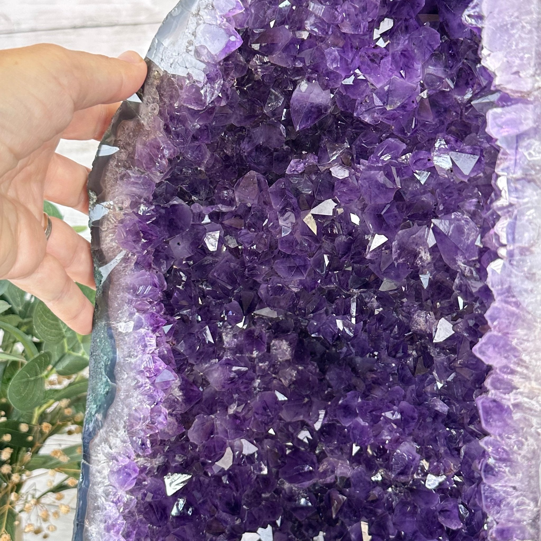Extra Plus Quality Brazilian Amethyst Cathedral, 72.8 lbs & 21.25" Tall, Model #5601-0883 by Brazil Gems - Brazil GemsBrazil GemsExtra Plus Quality Brazilian Amethyst Cathedral, 72.8 lbs & 21.25" Tall, Model #5601-0883 by Brazil GemsCathedrals5601-0883