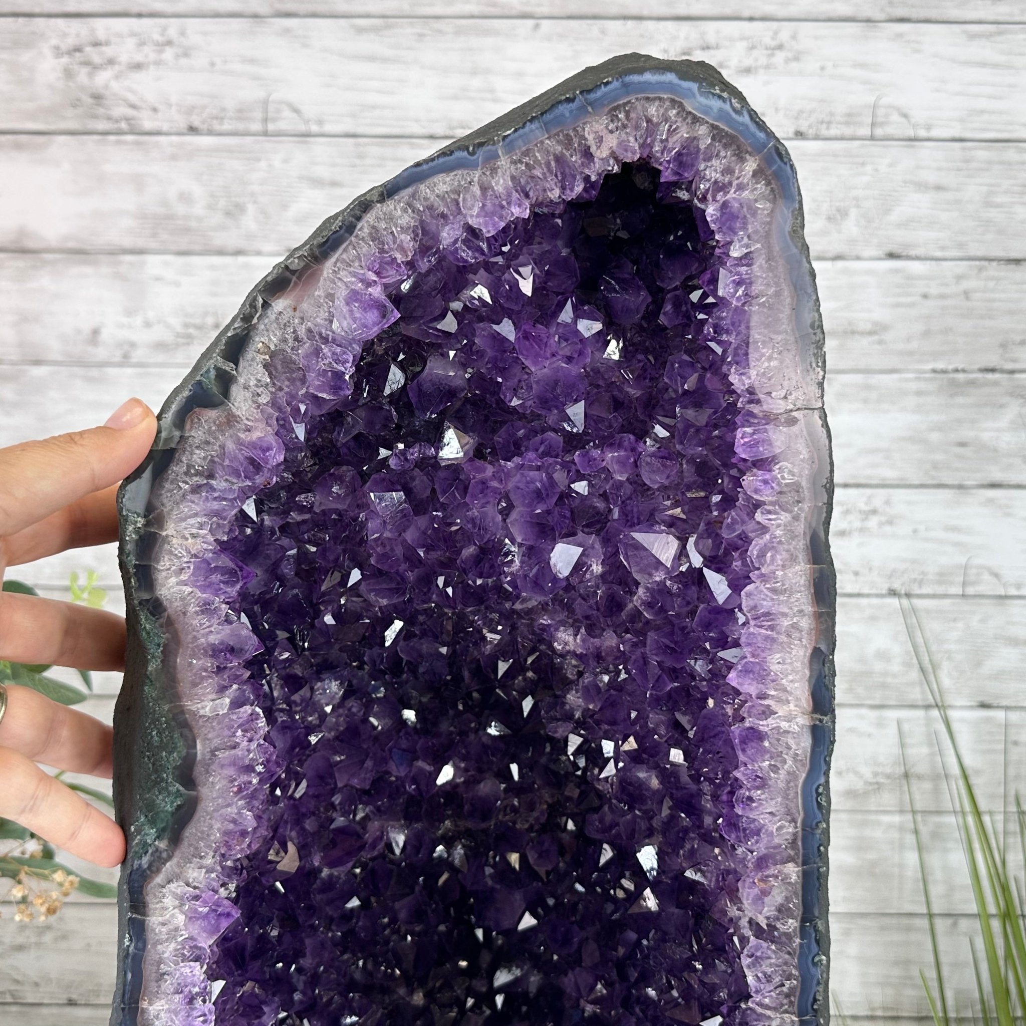 Extra Plus Quality Brazilian Amethyst Cathedral, 72.8 lbs & 21.25" Tall, Model #5601-0883 by Brazil Gems - Brazil GemsBrazil GemsExtra Plus Quality Brazilian Amethyst Cathedral, 72.8 lbs & 21.25" Tall, Model #5601-0883 by Brazil GemsCathedrals5601-0883