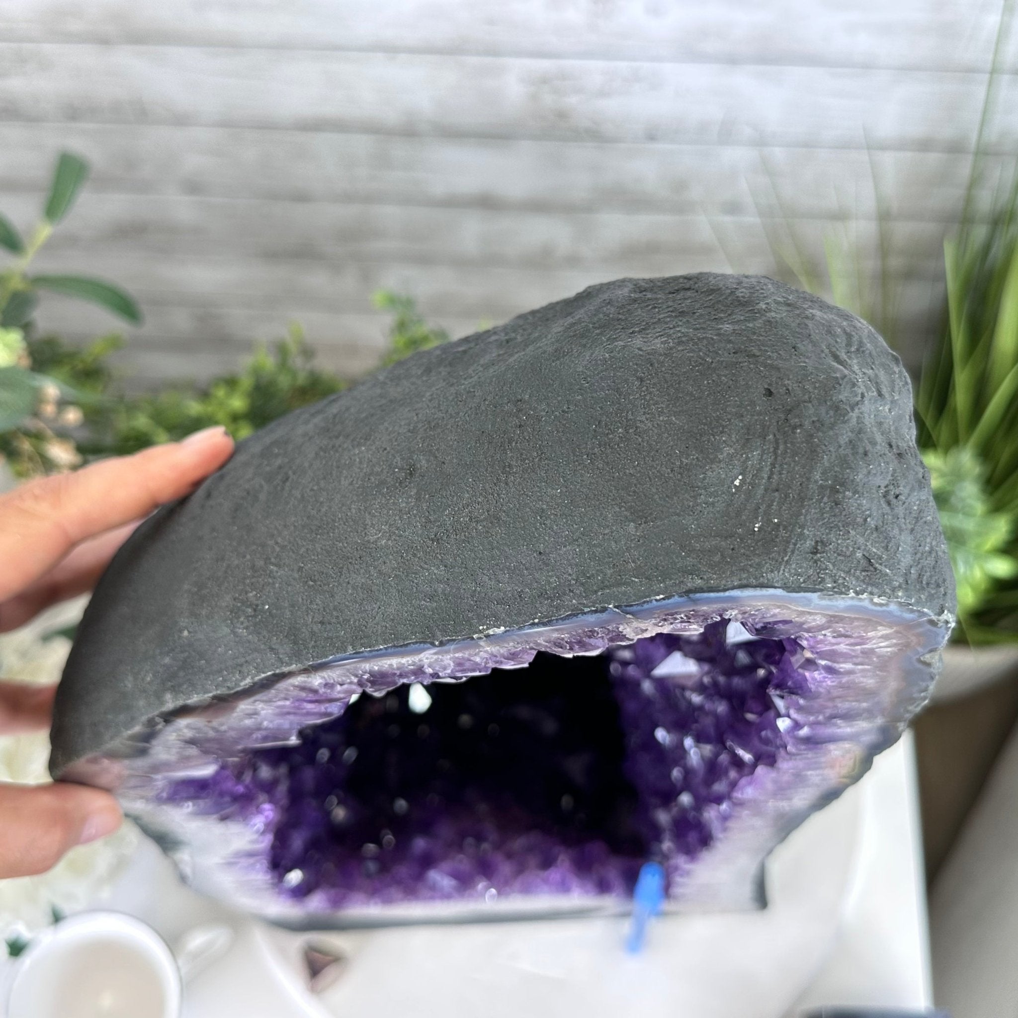 Extra Plus Quality Brazilian Amethyst Cathedral, 72.8 lbs & 21.25" Tall, Model #5601-0883 by Brazil Gems - Brazil GemsBrazil GemsExtra Plus Quality Brazilian Amethyst Cathedral, 72.8 lbs & 21.25" Tall, Model #5601-0883 by Brazil GemsCathedrals5601-0883