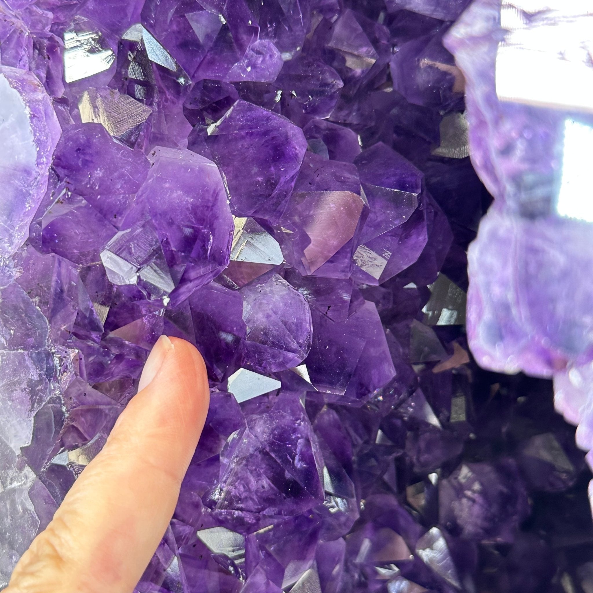 Extra Plus Quality Brazilian Amethyst Cathedral, 74.2 lbs & 19.1" Tall, Model #5601-0884 by Brazil Gems - Brazil GemsBrazil GemsExtra Plus Quality Brazilian Amethyst Cathedral, 74.2 lbs & 19.1" Tall, Model #5601-0884 by Brazil GemsCathedrals5601-0884