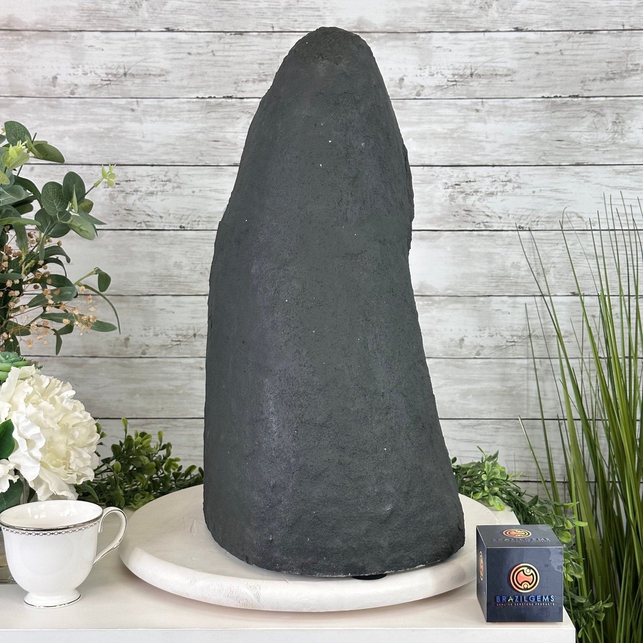 Extra Plus Quality Brazilian Amethyst Cathedral, 74.2 lbs & 19.1" Tall, Model #5601-0884 by Brazil Gems - Brazil GemsBrazil GemsExtra Plus Quality Brazilian Amethyst Cathedral, 74.2 lbs & 19.1" Tall, Model #5601-0884 by Brazil GemsCathedrals5601-0884