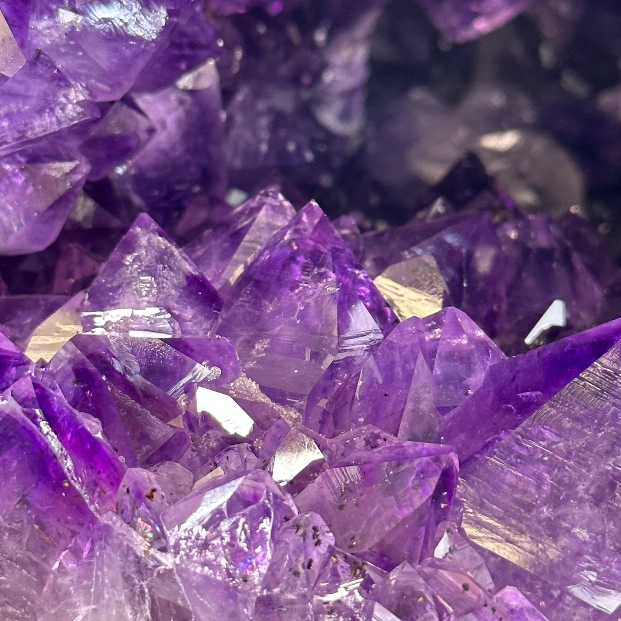 Extra Plus Quality Brazilian Amethyst Cathedral, 74.2 lbs & 19.1" Tall, Model #5601-0884 by Brazil Gems - Brazil GemsBrazil GemsExtra Plus Quality Brazilian Amethyst Cathedral, 74.2 lbs & 19.1" Tall, Model #5601-0884 by Brazil GemsCathedrals5601-0884