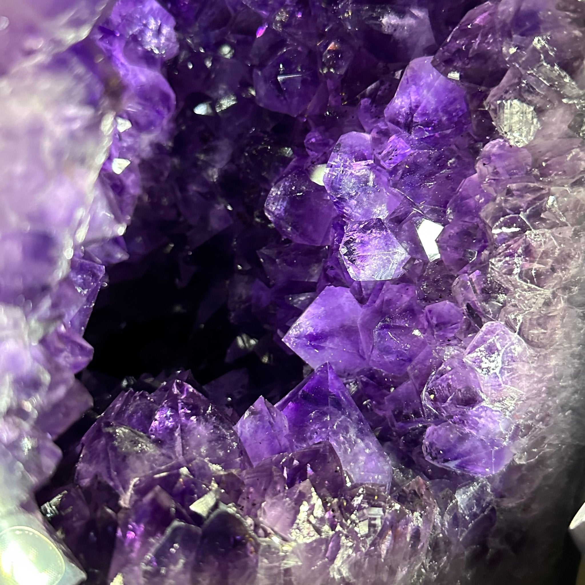 Extra Plus Quality Brazilian Amethyst Cathedral, 74.2 lbs & 19.1" Tall, Model #5601-0884 by Brazil Gems - Brazil GemsBrazil GemsExtra Plus Quality Brazilian Amethyst Cathedral, 74.2 lbs & 19.1" Tall, Model #5601-0884 by Brazil GemsCathedrals5601-0884