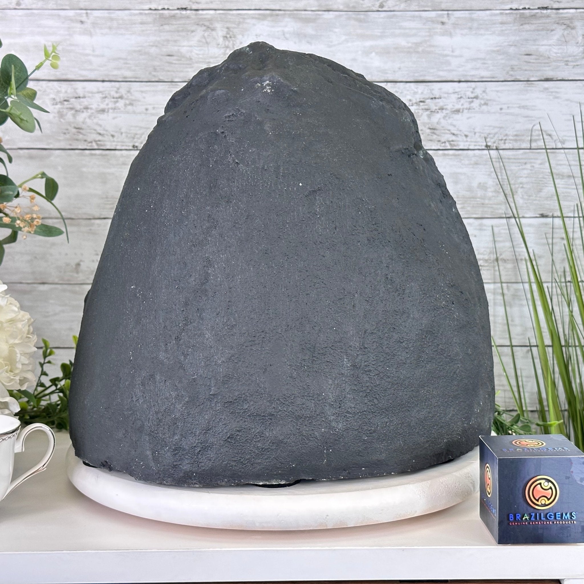 Extra Plus Quality Brazilian Amethyst Cathedral, 74.7 lbs & 13.5" Tall, Model #5601-0886 by Brazil Gems - Brazil GemsBrazil GemsExtra Plus Quality Brazilian Amethyst Cathedral, 74.7 lbs & 13.5" Tall, Model #5601-0886 by Brazil GemsCathedrals5601-0886