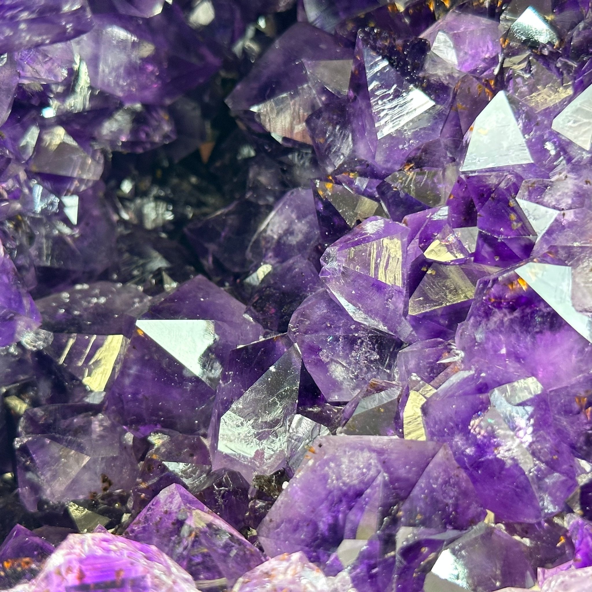 Extra Plus Quality Brazilian Amethyst Cathedral, 74.7 lbs & 13.5" Tall, Model #5601-0886 by Brazil Gems - Brazil GemsBrazil GemsExtra Plus Quality Brazilian Amethyst Cathedral, 74.7 lbs & 13.5" Tall, Model #5601-0886 by Brazil GemsCathedrals5601-0886