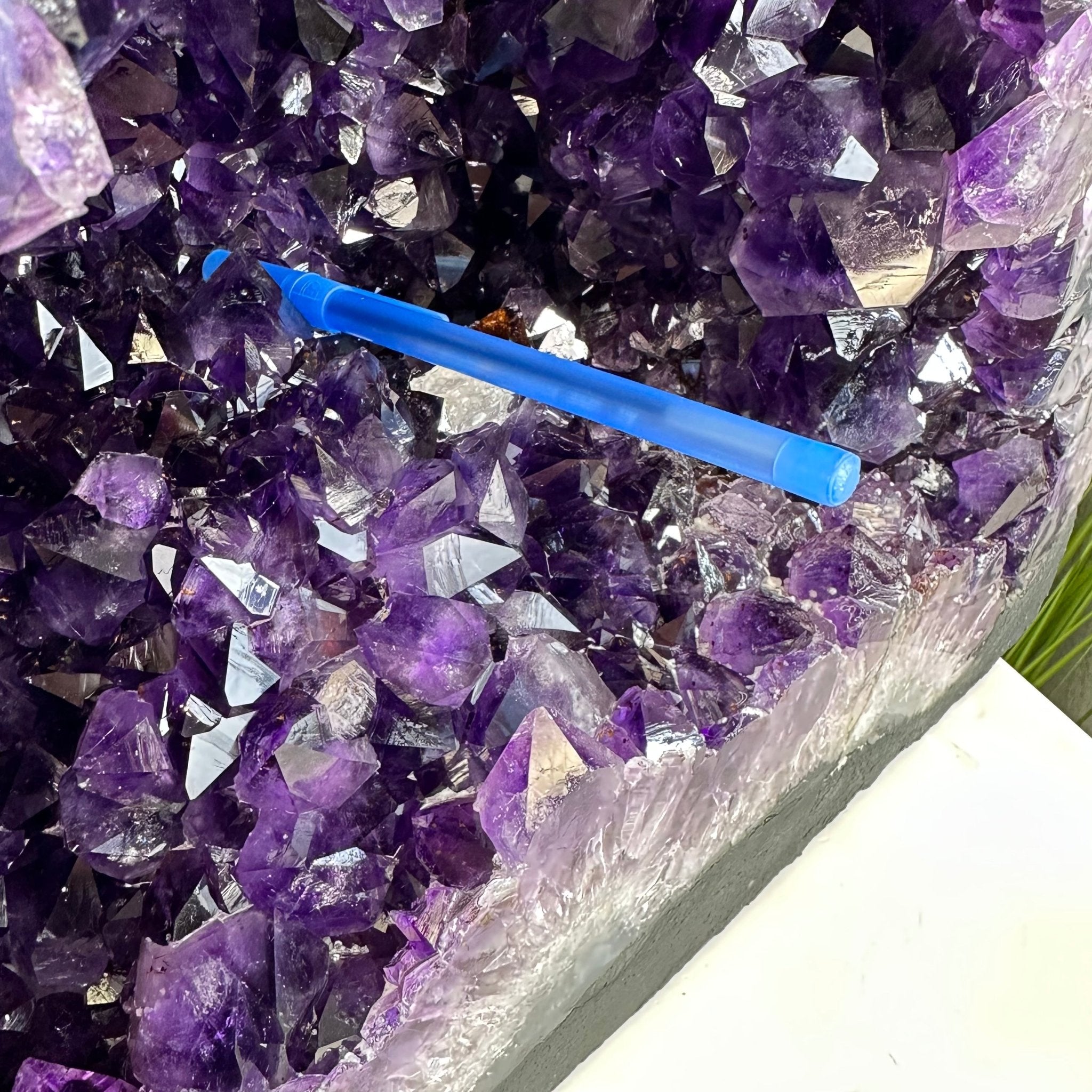 Extra Plus Quality Brazilian Amethyst Cathedral, 74.7 lbs & 13.5" Tall, Model #5601-0886 by Brazil Gems - Brazil GemsBrazil GemsExtra Plus Quality Brazilian Amethyst Cathedral, 74.7 lbs & 13.5" Tall, Model #5601-0886 by Brazil GemsCathedrals5601-0886