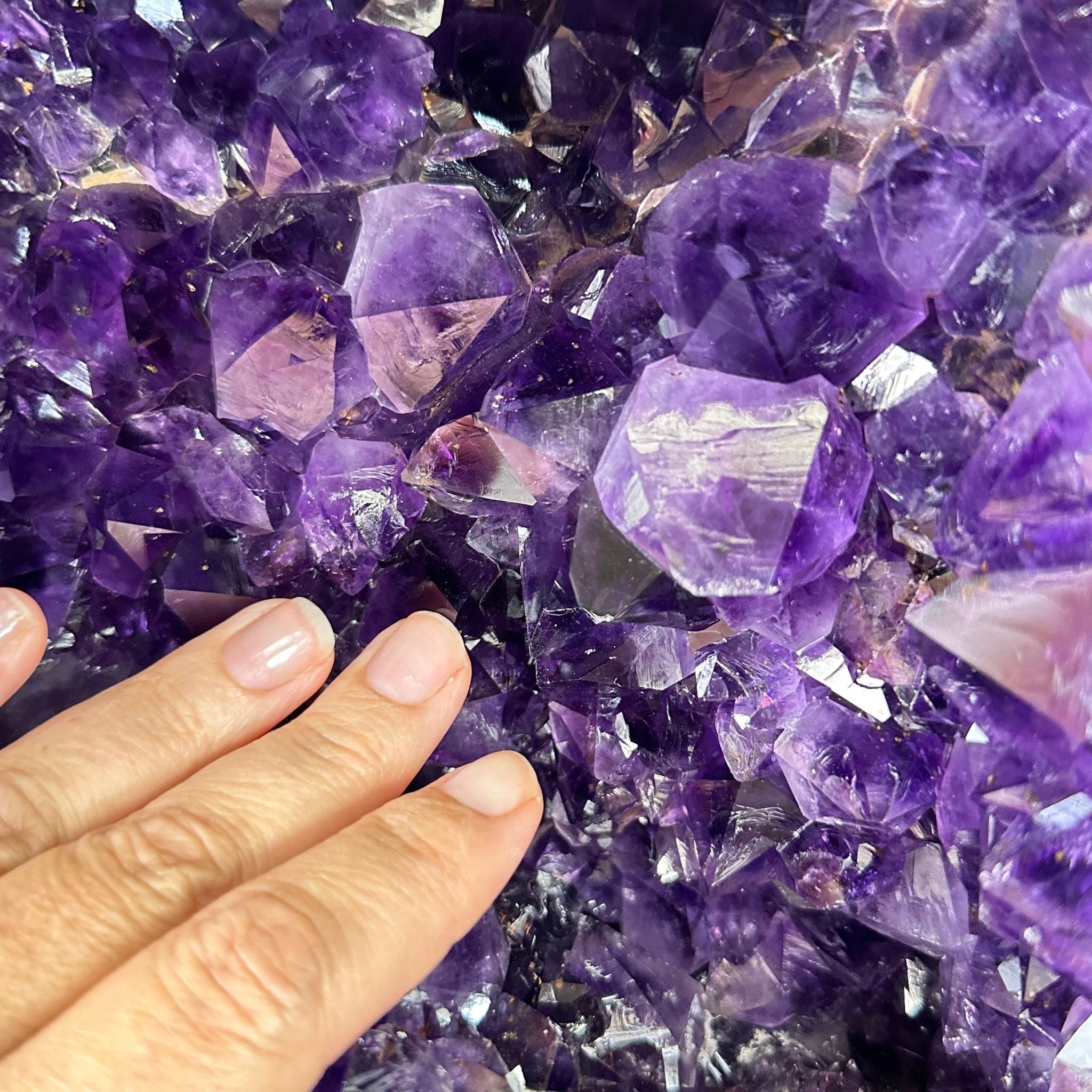 Extra Plus Quality Brazilian Amethyst Cathedral, 74.7 lbs & 13.5" Tall, Model #5601-0886 by Brazil Gems - Brazil GemsBrazil GemsExtra Plus Quality Brazilian Amethyst Cathedral, 74.7 lbs & 13.5" Tall, Model #5601-0886 by Brazil GemsCathedrals5601-0886