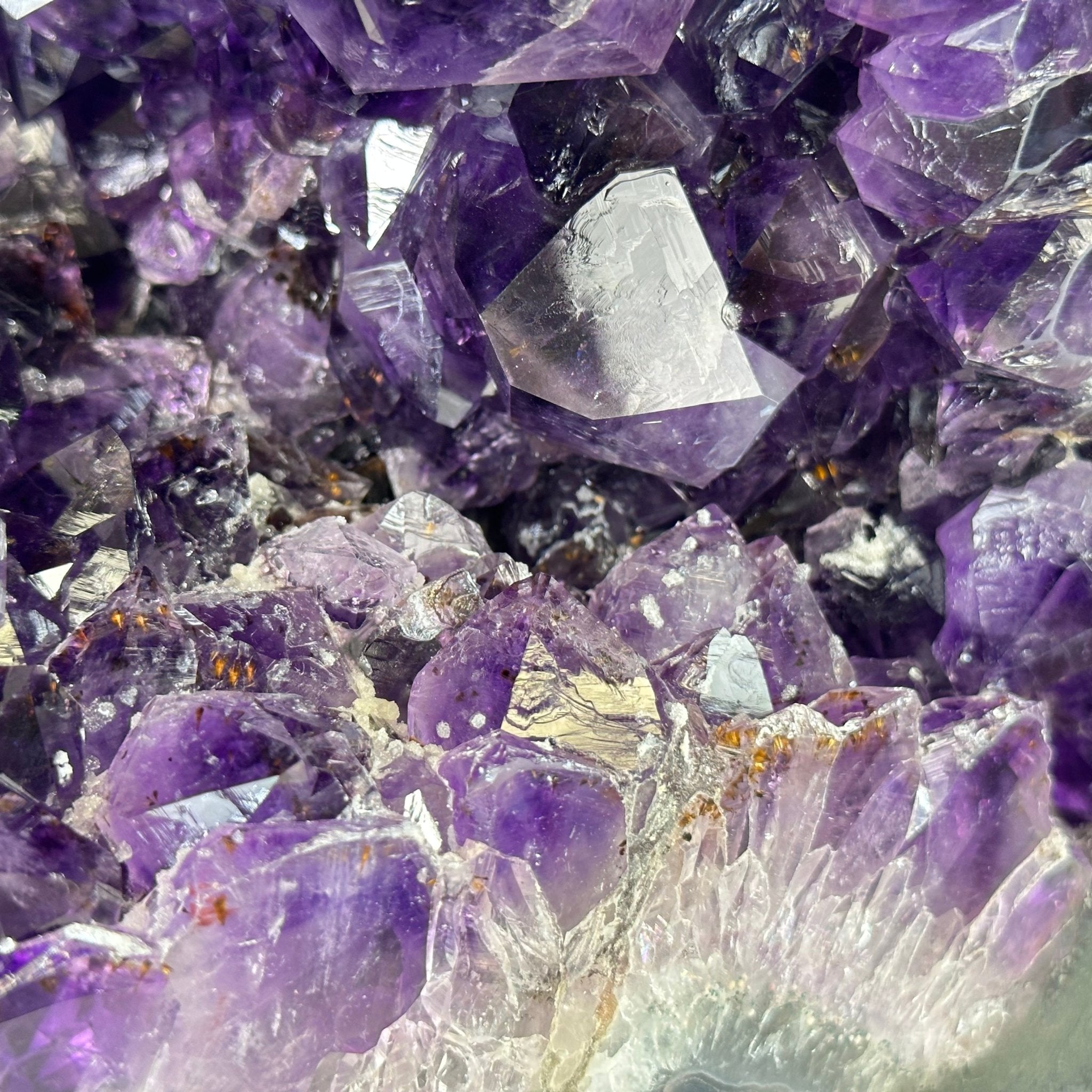 Extra Plus Quality Brazilian Amethyst Cathedral, 74.7 lbs & 13.5" Tall, Model #5601-0886 by Brazil Gems - Brazil GemsBrazil GemsExtra Plus Quality Brazilian Amethyst Cathedral, 74.7 lbs & 13.5" Tall, Model #5601-0886 by Brazil GemsCathedrals5601-0886