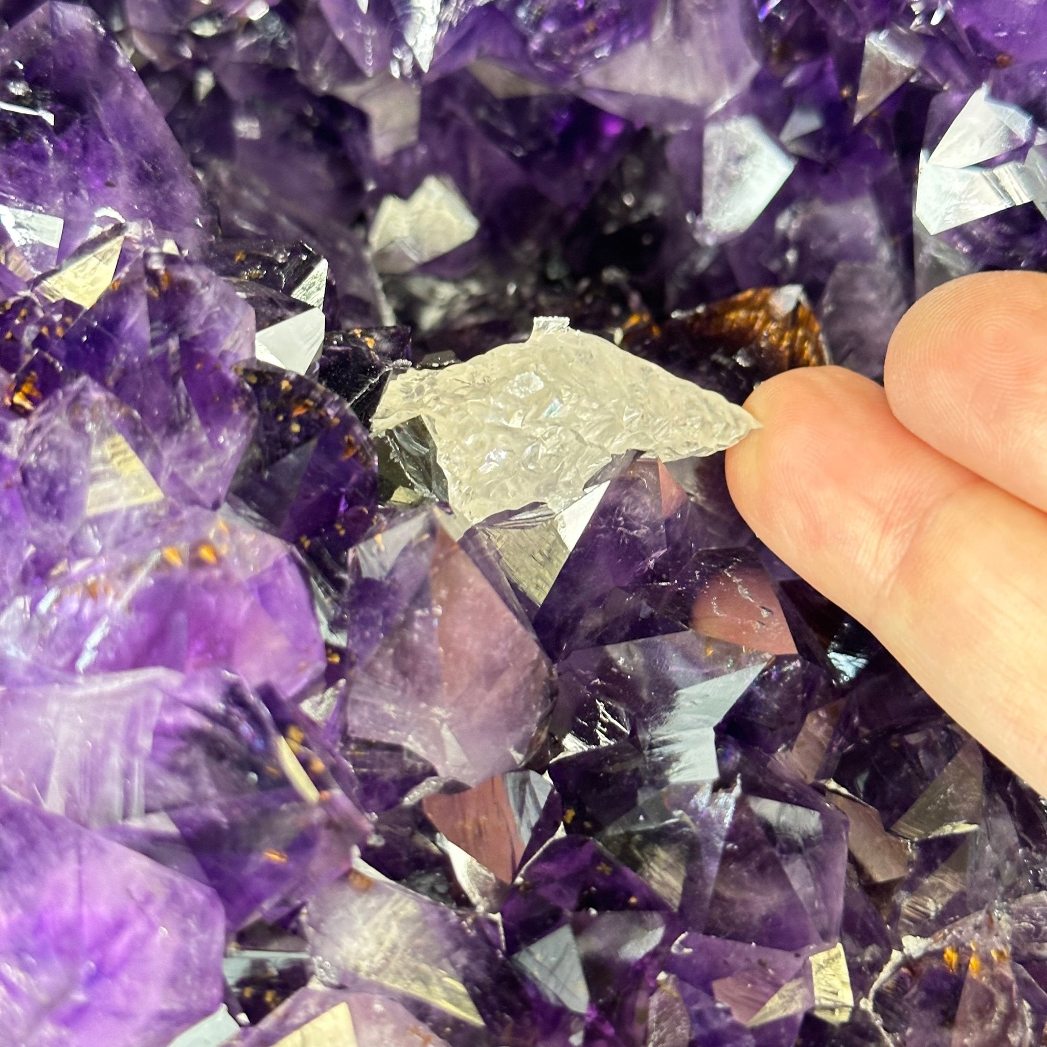 Extra Plus Quality Brazilian Amethyst Cathedral, 74.7 lbs & 13.5" Tall, Model #5601-0886 by Brazil Gems - Brazil GemsBrazil GemsExtra Plus Quality Brazilian Amethyst Cathedral, 74.7 lbs & 13.5" Tall, Model #5601-0886 by Brazil GemsCathedrals5601-0886