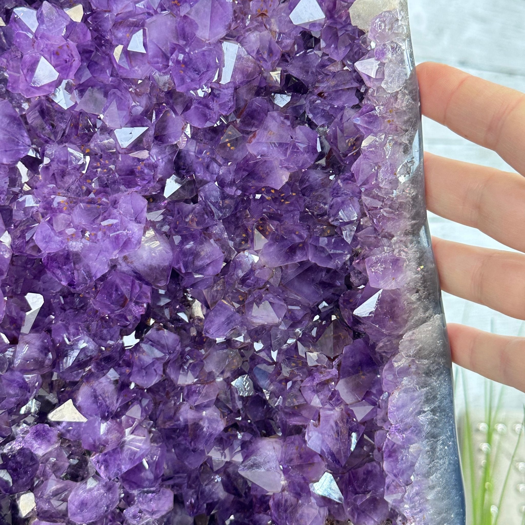 Extra Plus Quality Brazilian Amethyst Cathedral, 77.2 lbs & 24.2" Tall, Model #5601-0992 by Brazil Gems - Brazil GemsBrazil GemsExtra Plus Quality Brazilian Amethyst Cathedral, 77.2 lbs & 24.2" Tall, Model #5601-0992 by Brazil GemsCathedrals5601-0992