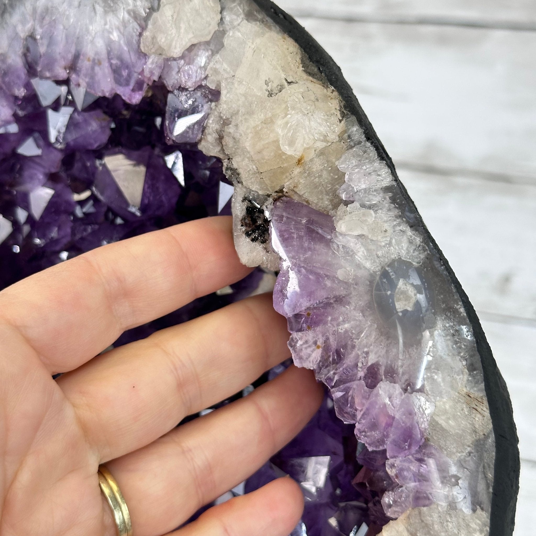 Extra Plus Quality Brazilian Amethyst Cathedral, 77.2 lbs & 24.2" Tall, Model #5601-0992 by Brazil Gems - Brazil GemsBrazil GemsExtra Plus Quality Brazilian Amethyst Cathedral, 77.2 lbs & 24.2" Tall, Model #5601-0992 by Brazil GemsCathedrals5601-0992