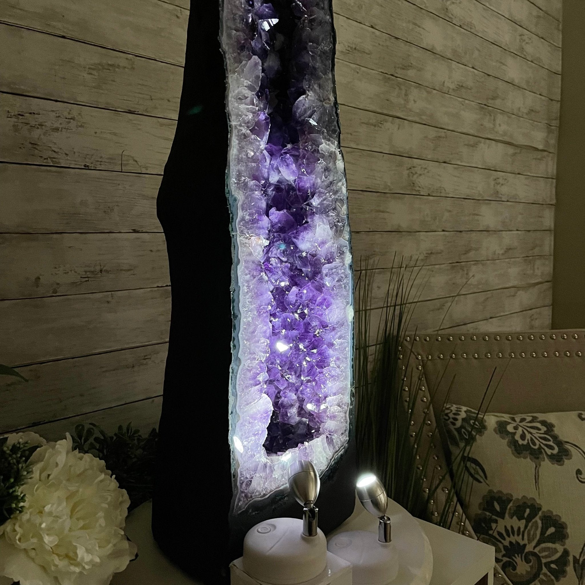 Extra Plus Quality Brazilian Amethyst Cathedral, 81.9 lbs & 30" Tall #5601-0709 by Brazil Gems - Brazil GemsBrazil GemsExtra Plus Quality Brazilian Amethyst Cathedral, 81.9 lbs & 30" Tall #5601-0709 by Brazil GemsCathedrals5601-0709