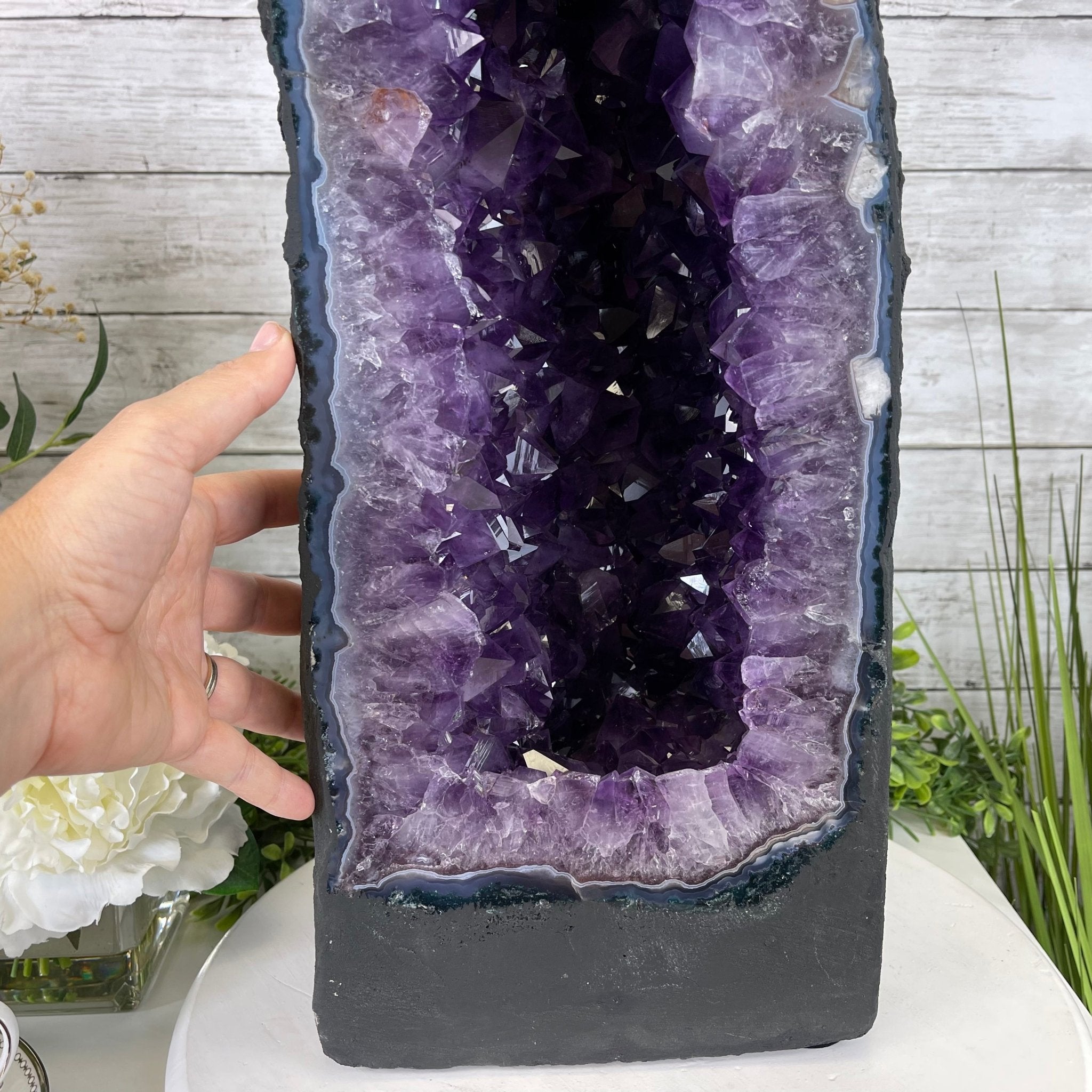 Extra Plus Quality Brazilian Amethyst Cathedral, 81.9 lbs & 30" Tall #5601-0709 by Brazil Gems - Brazil GemsBrazil GemsExtra Plus Quality Brazilian Amethyst Cathedral, 81.9 lbs & 30" Tall #5601-0709 by Brazil GemsCathedrals5601-0709