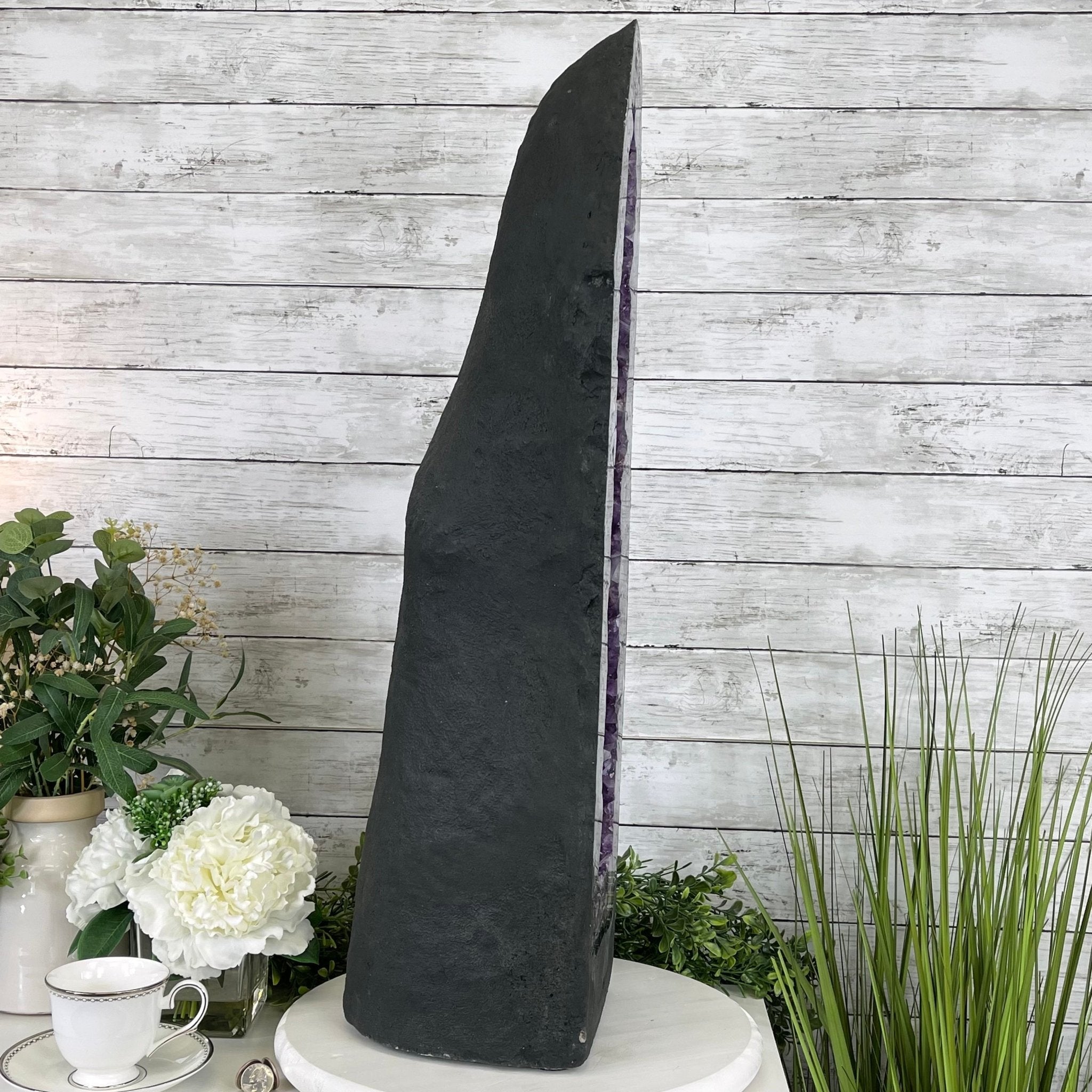 Extra Plus Quality Brazilian Amethyst Cathedral, 81.9 lbs & 30" Tall #5601-0709 by Brazil Gems - Brazil GemsBrazil GemsExtra Plus Quality Brazilian Amethyst Cathedral, 81.9 lbs & 30" Tall #5601-0709 by Brazil GemsCathedrals5601-0709