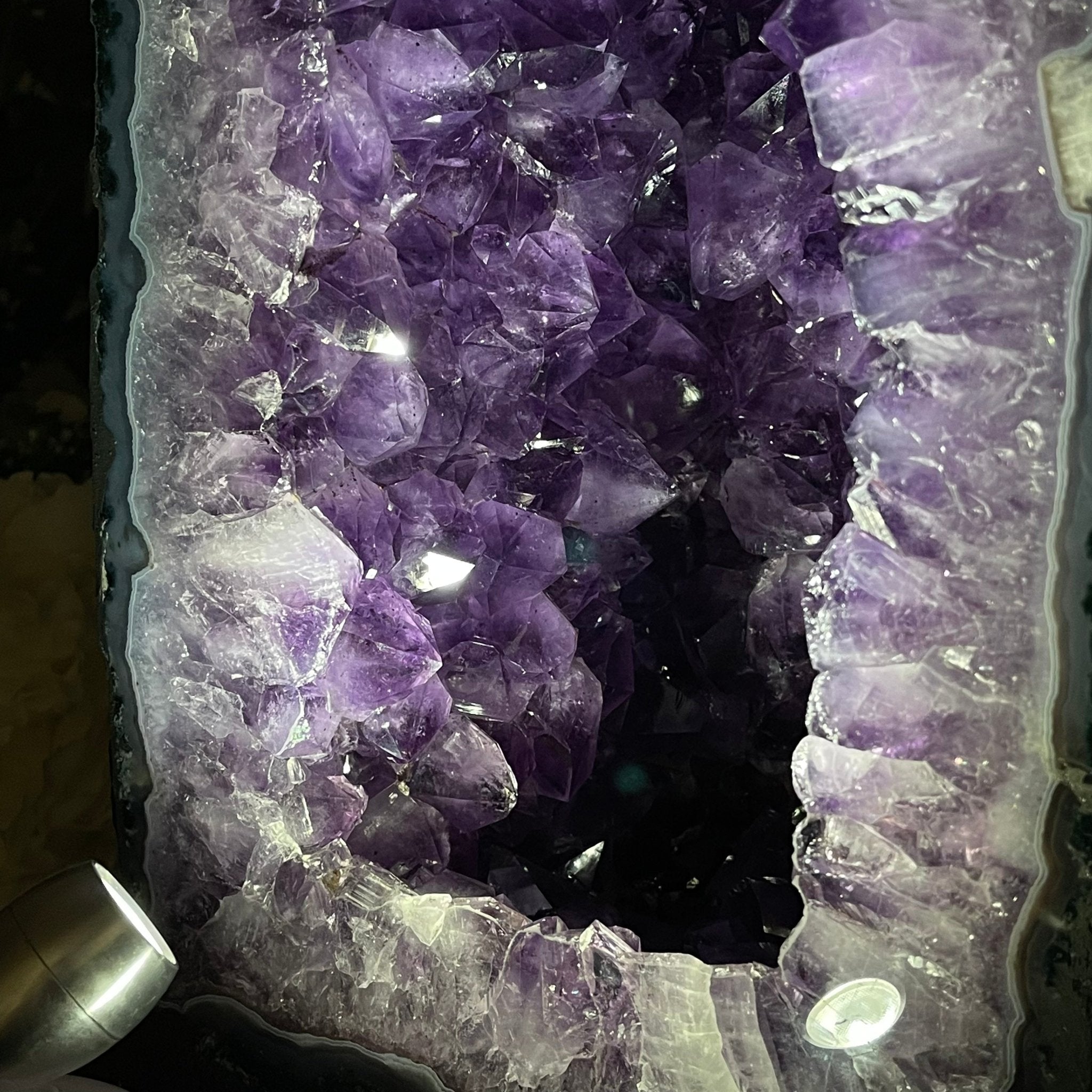 Extra Plus Quality Brazilian Amethyst Cathedral, 81.9 lbs & 30" Tall #5601-0709 by Brazil Gems - Brazil GemsBrazil GemsExtra Plus Quality Brazilian Amethyst Cathedral, 81.9 lbs & 30" Tall #5601-0709 by Brazil GemsCathedrals5601-0709