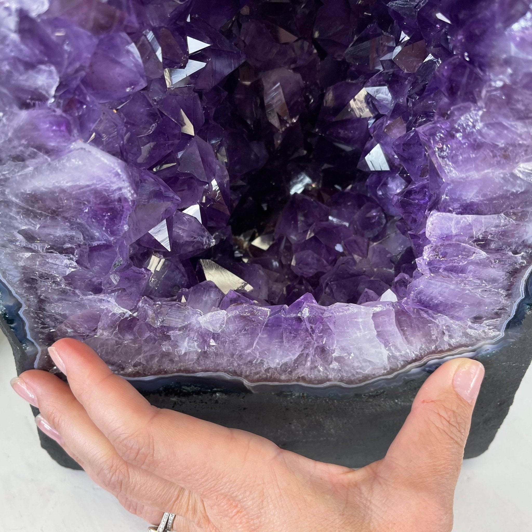 Extra Plus Quality Brazilian Amethyst Cathedral, 81.9 lbs & 30" Tall #5601-0709 by Brazil Gems - Brazil GemsBrazil GemsExtra Plus Quality Brazilian Amethyst Cathedral, 81.9 lbs & 30" Tall #5601-0709 by Brazil GemsCathedrals5601-0709