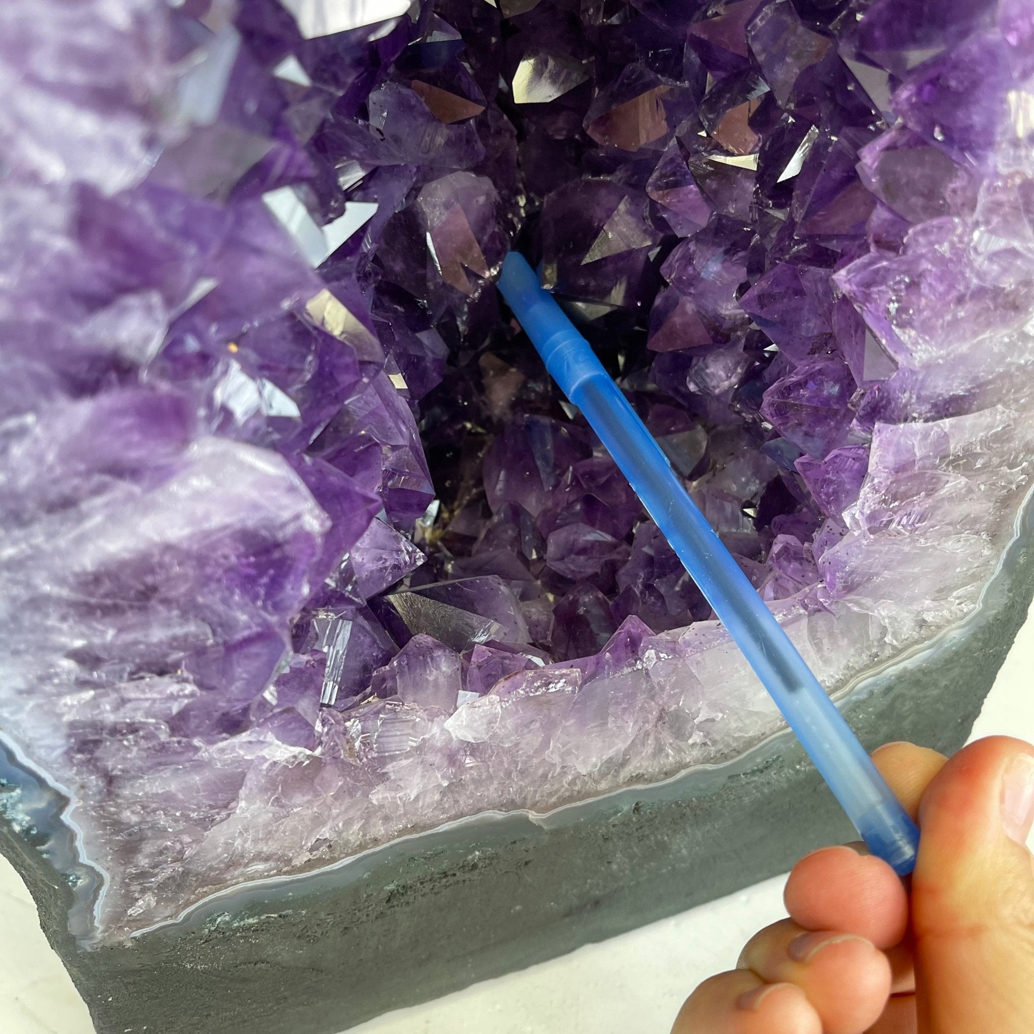 Extra Plus Quality Brazilian Amethyst Cathedral, 81.9 lbs & 30" Tall #5601-0709 by Brazil Gems - Brazil GemsBrazil GemsExtra Plus Quality Brazilian Amethyst Cathedral, 81.9 lbs & 30" Tall #5601-0709 by Brazil GemsCathedrals5601-0709