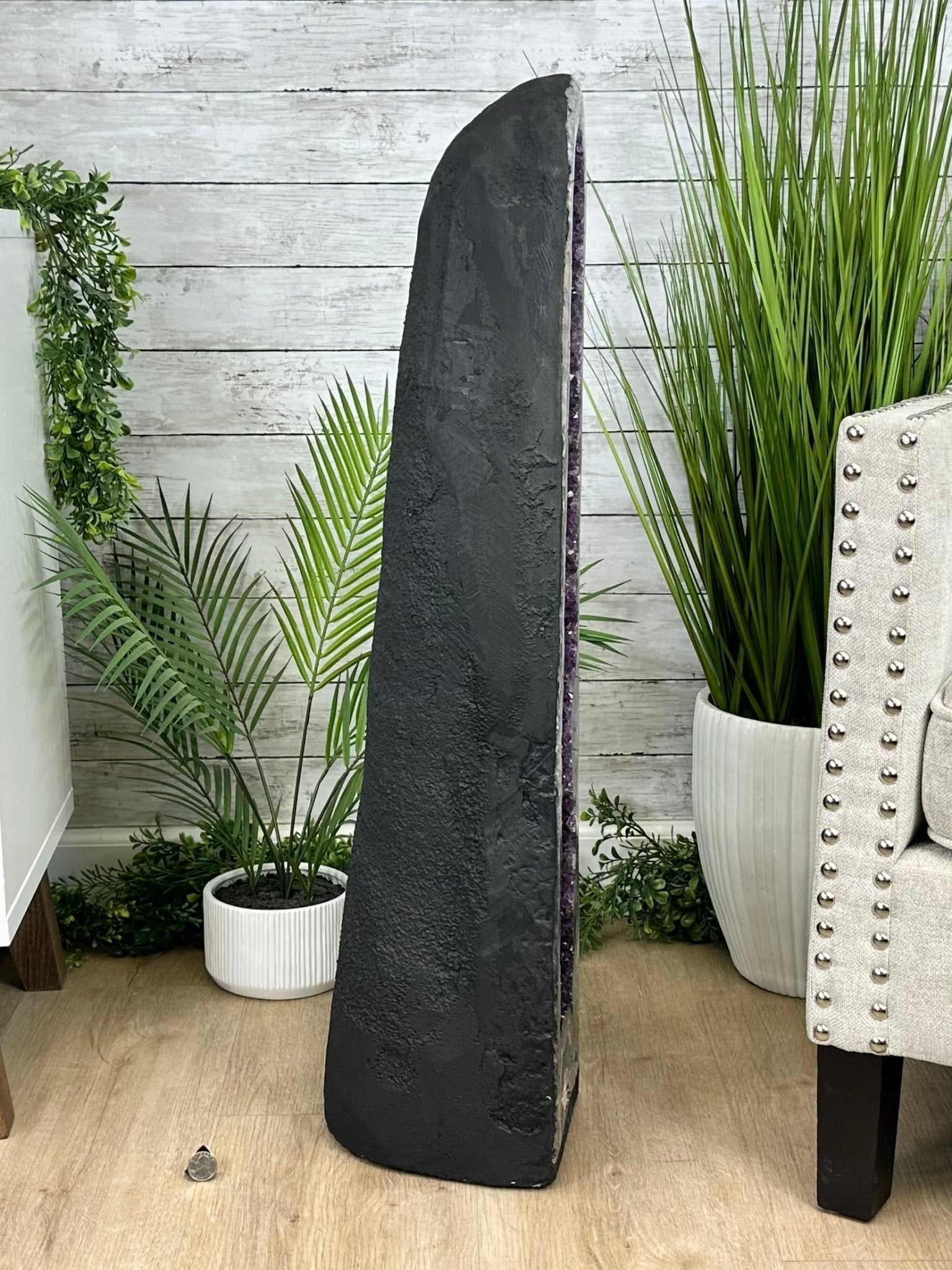 Extra Plus Quality Brazilian Amethyst Cathedral, 88.2lbs & 35" Tall, Model #5601-1213 by Brazil Gems - Brazil GemsBrazil GemsExtra Plus Quality Brazilian Amethyst Cathedral, 88.2lbs & 35" Tall, Model #5601-1213 by Brazil GemsCathedrals5601-1213