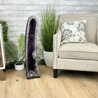 Extra Plus Quality Brazilian Amethyst Cathedral, 88.2lbs & 35" Tall, Model #5601-1213 by Brazil Gems - Brazil GemsBrazil GemsExtra Plus Quality Brazilian Amethyst Cathedral, 88.2lbs & 35" Tall, Model #5601-1213 by Brazil GemsCathedrals5601-1213