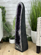 Extra Plus Quality Brazilian Amethyst Cathedral, 88.2lbs & 35" Tall, Model #5601-1213 by Brazil Gems - Brazil GemsBrazil GemsExtra Plus Quality Brazilian Amethyst Cathedral, 88.2lbs & 35" Tall, Model #5601-1213 by Brazil GemsCathedrals5601-1213