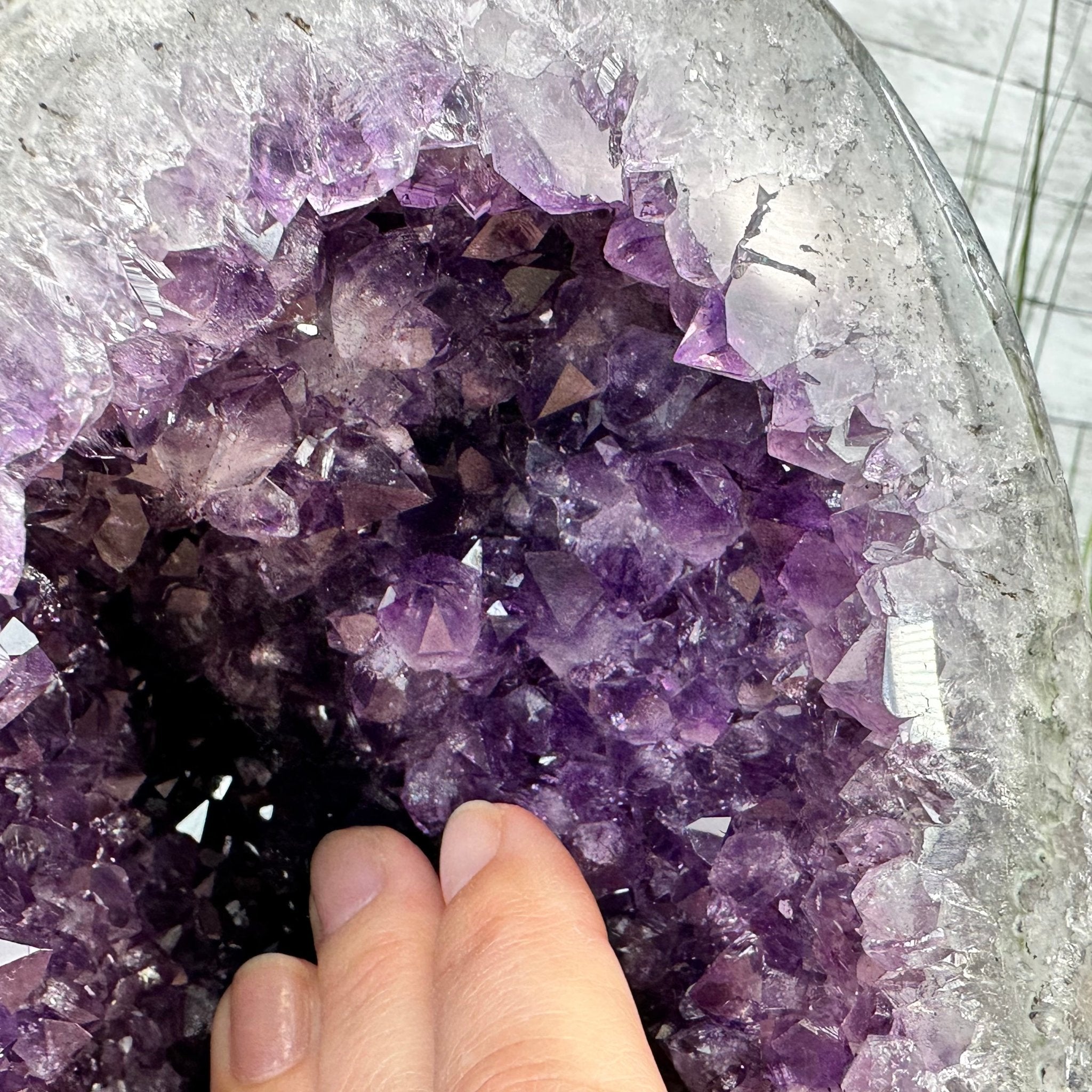 Extra Plus Quality Brazilian Amethyst Cathedral, 88.2lbs & 35" Tall, Model #5601-1213 by Brazil Gems - Brazil GemsBrazil GemsExtra Plus Quality Brazilian Amethyst Cathedral, 88.2lbs & 35" Tall, Model #5601-1213 by Brazil GemsCathedrals5601-1213