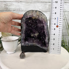 Extra Plus Quality Brazilian Amethyst Cathedral, 9.6 lbs & 8.5" Tall, Model #5601-0955 by Brazil Gems - Brazil GemsBrazil GemsExtra Plus Quality Brazilian Amethyst Cathedral, 9.6 lbs & 8.5" Tall, Model #5601-0955 by Brazil GemsCathedrals5601-0955