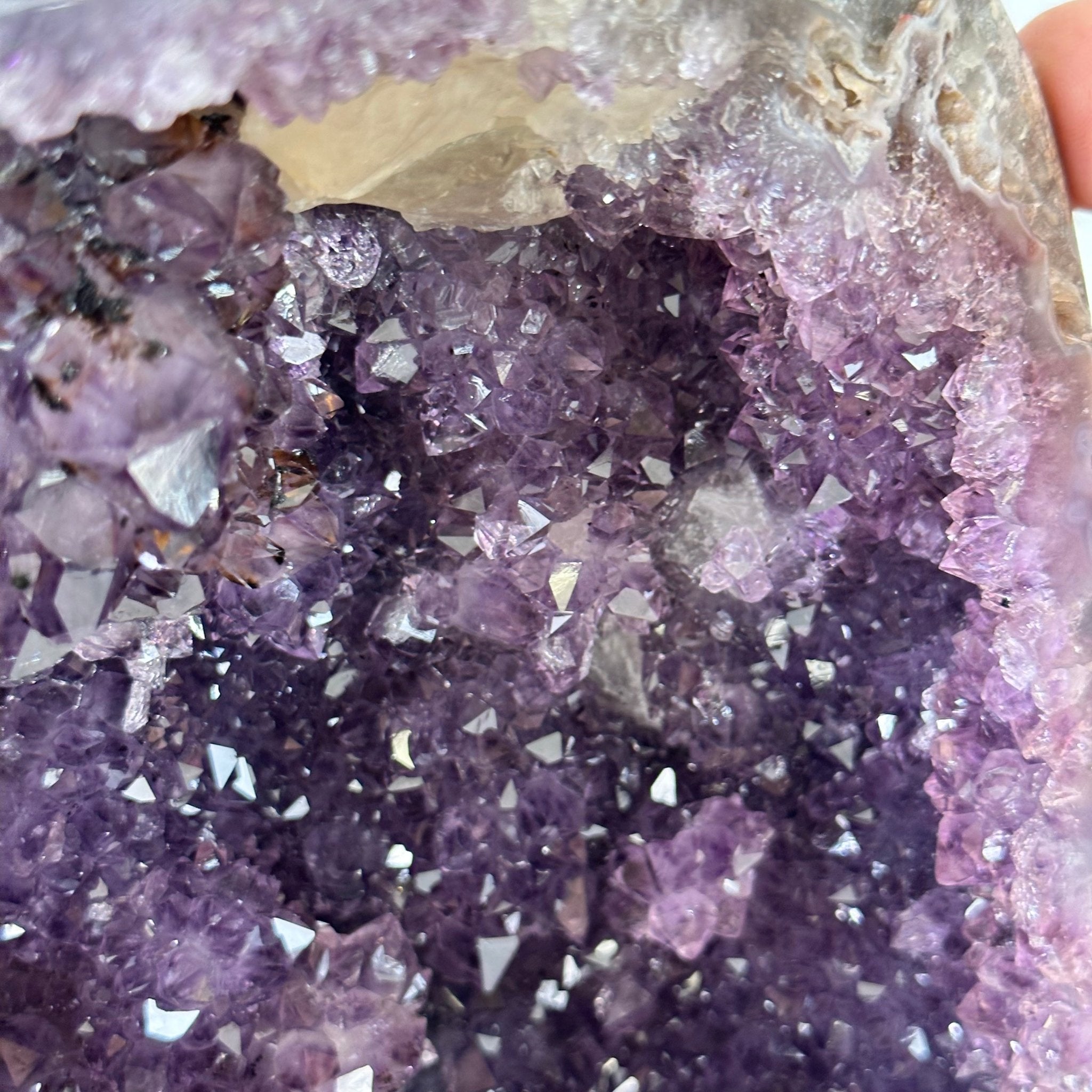 Extra Plus Quality Brazilian Amethyst Cathedral, 9.6 lbs & 8.5" Tall, Model #5601-0955 by Brazil Gems - Brazil GemsBrazil GemsExtra Plus Quality Brazilian Amethyst Cathedral, 9.6 lbs & 8.5" Tall, Model #5601-0955 by Brazil GemsCathedrals5601-0955