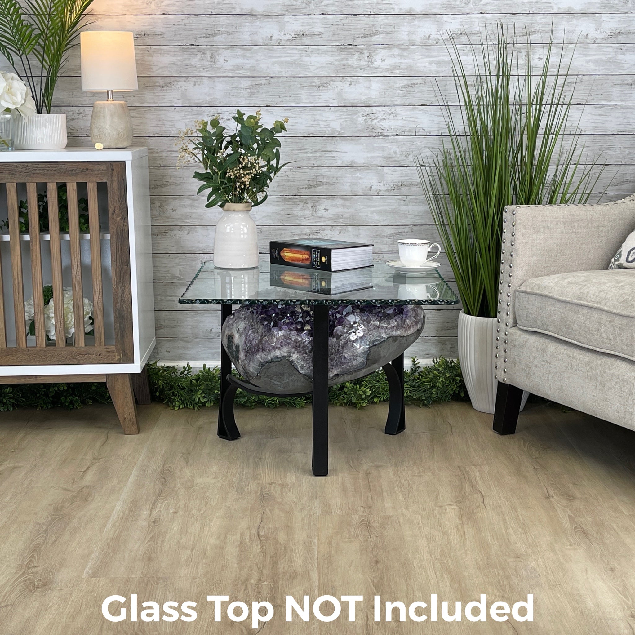 Extra Plus Quality Brazilian Amethyst Coffee Table, 144.6 lbs & 17.75" tall #1385-0035 by Brazil Gems - Brazil GemsBrazil GemsExtra Plus Quality Brazilian Amethyst Coffee Table, 144.6 lbs & 17.75" tall #1385-0035 by Brazil GemsTables: Coffee1385-0035