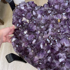 Extra Plus Quality Brazilian Amethyst Coffee Table, 168.3 lbs & 16.25" tall #1385-0086 by Brazil Gems - Brazil GemsBrazil GemsExtra Plus Quality Brazilian Amethyst Coffee Table, 168.3 lbs & 16.25" tall #1385-0086 by Brazil GemsTables: Coffee1385-0086