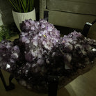 Extra Plus Quality Brazilian Amethyst Coffee Table, 168.3 lbs & 16.25" tall #1385-0086 by Brazil Gems - Brazil GemsBrazil GemsExtra Plus Quality Brazilian Amethyst Coffee Table, 168.3 lbs & 16.25" tall #1385-0086 by Brazil GemsTables: Coffee1385-0086